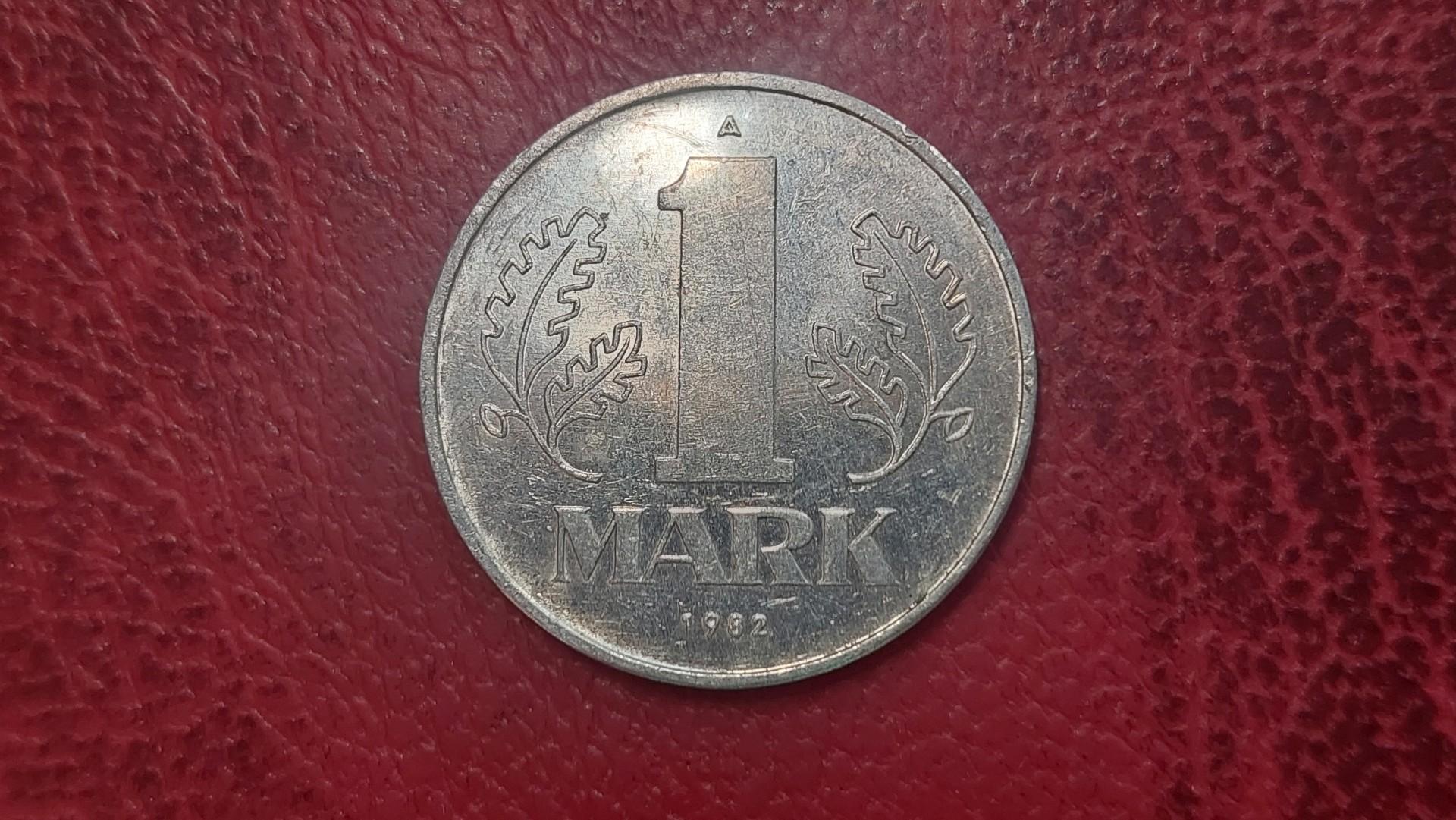 Vokietija - VDR 1 markė, 1982 KM# 35.2