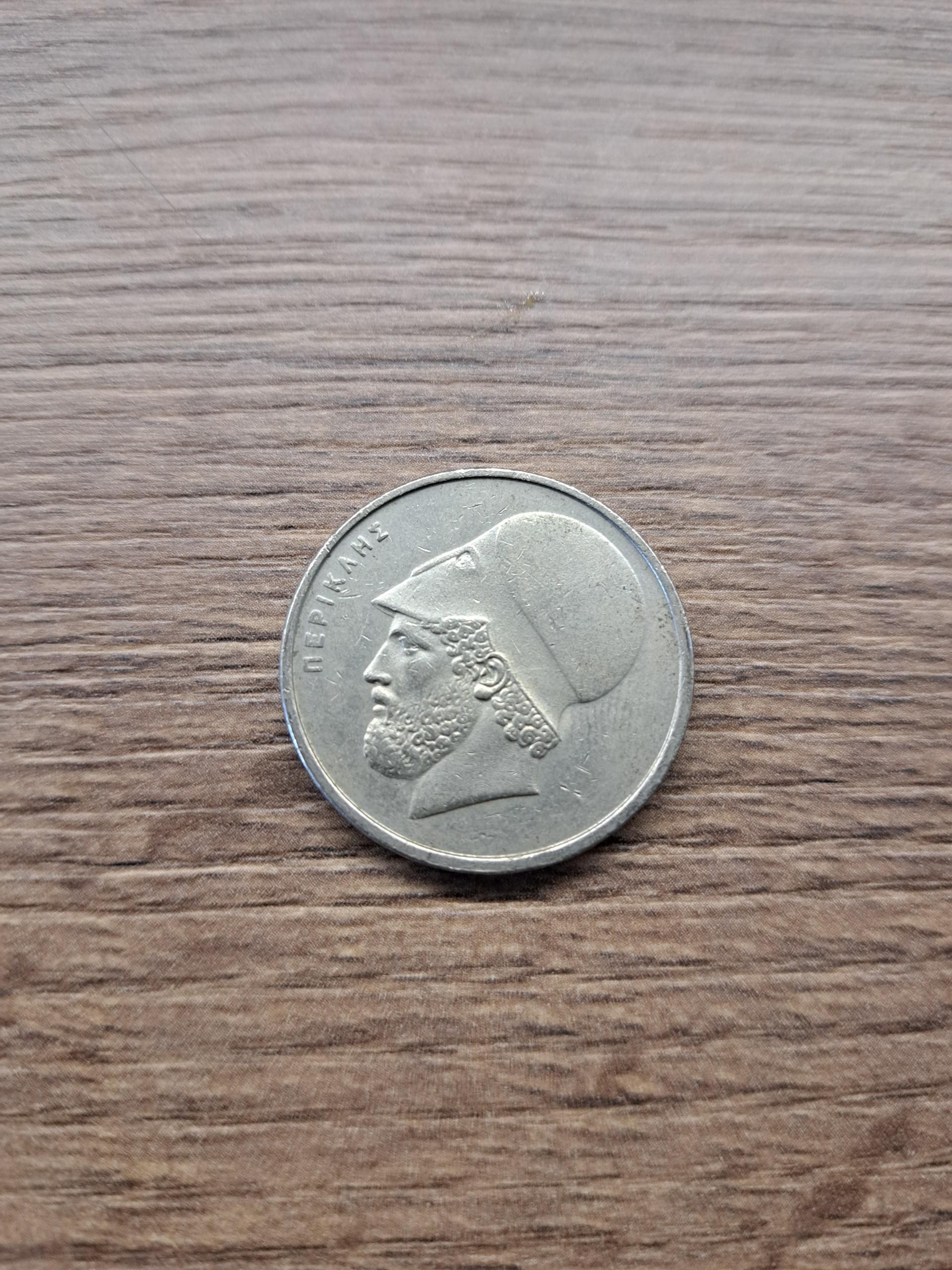 Graikija 20 drachmu 1988