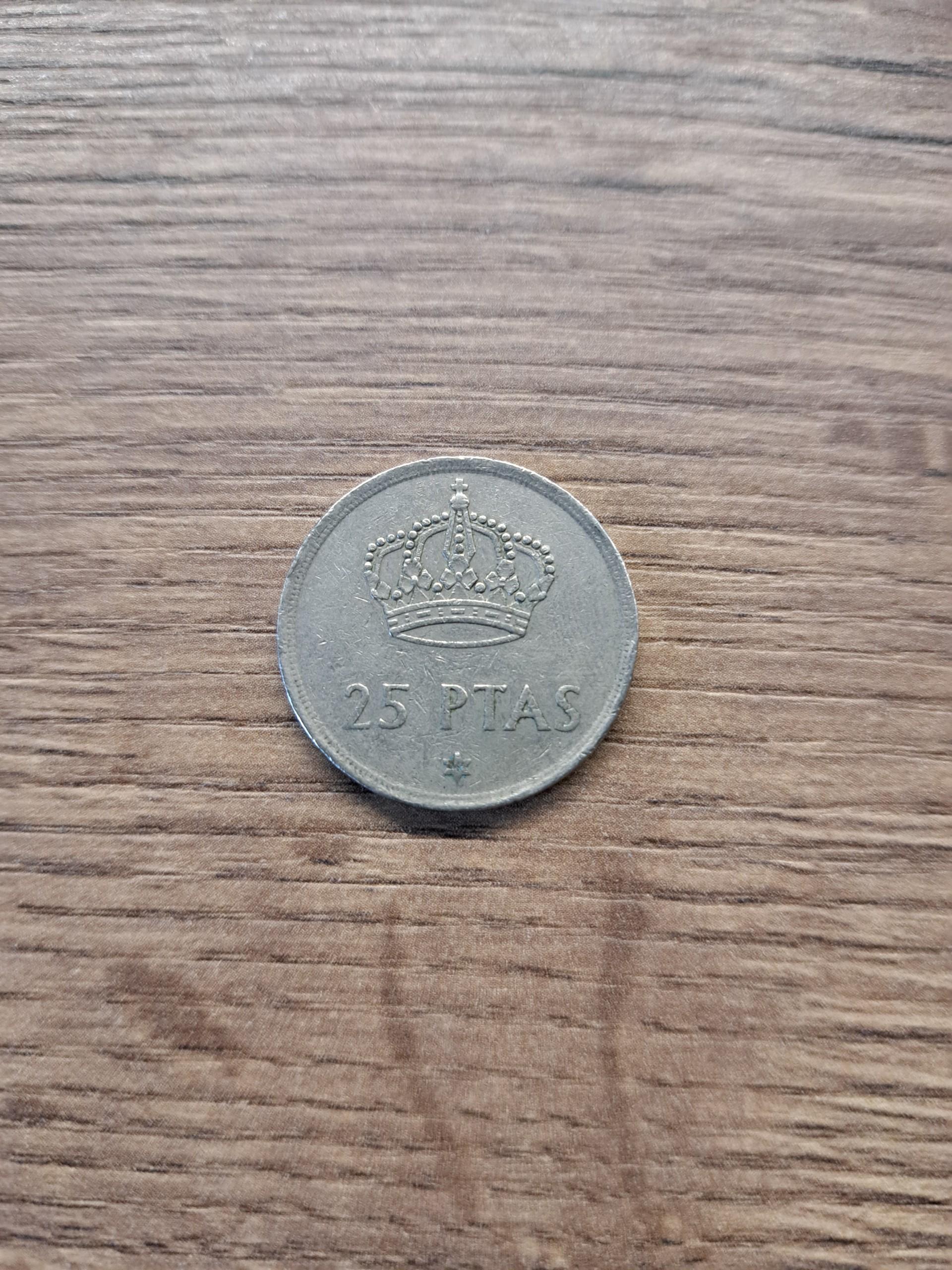 Ispanija 25 pesetos 1975