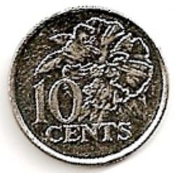 Trinidadas ir Tobagas. 10 centų ( 2002 ) XF