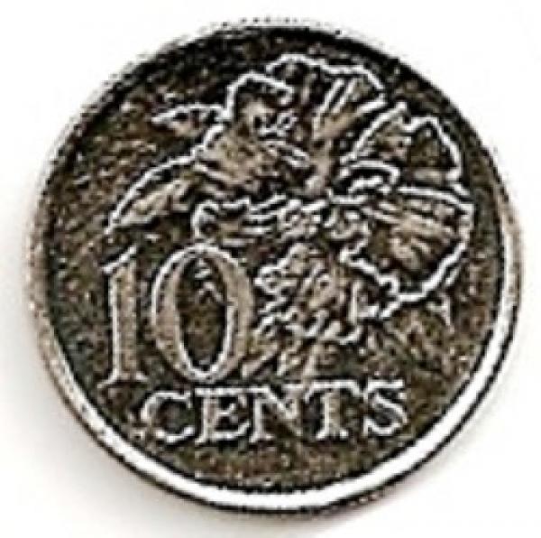 Trinidadas ir Tobagas. 10 centų ( 2002 ) XF