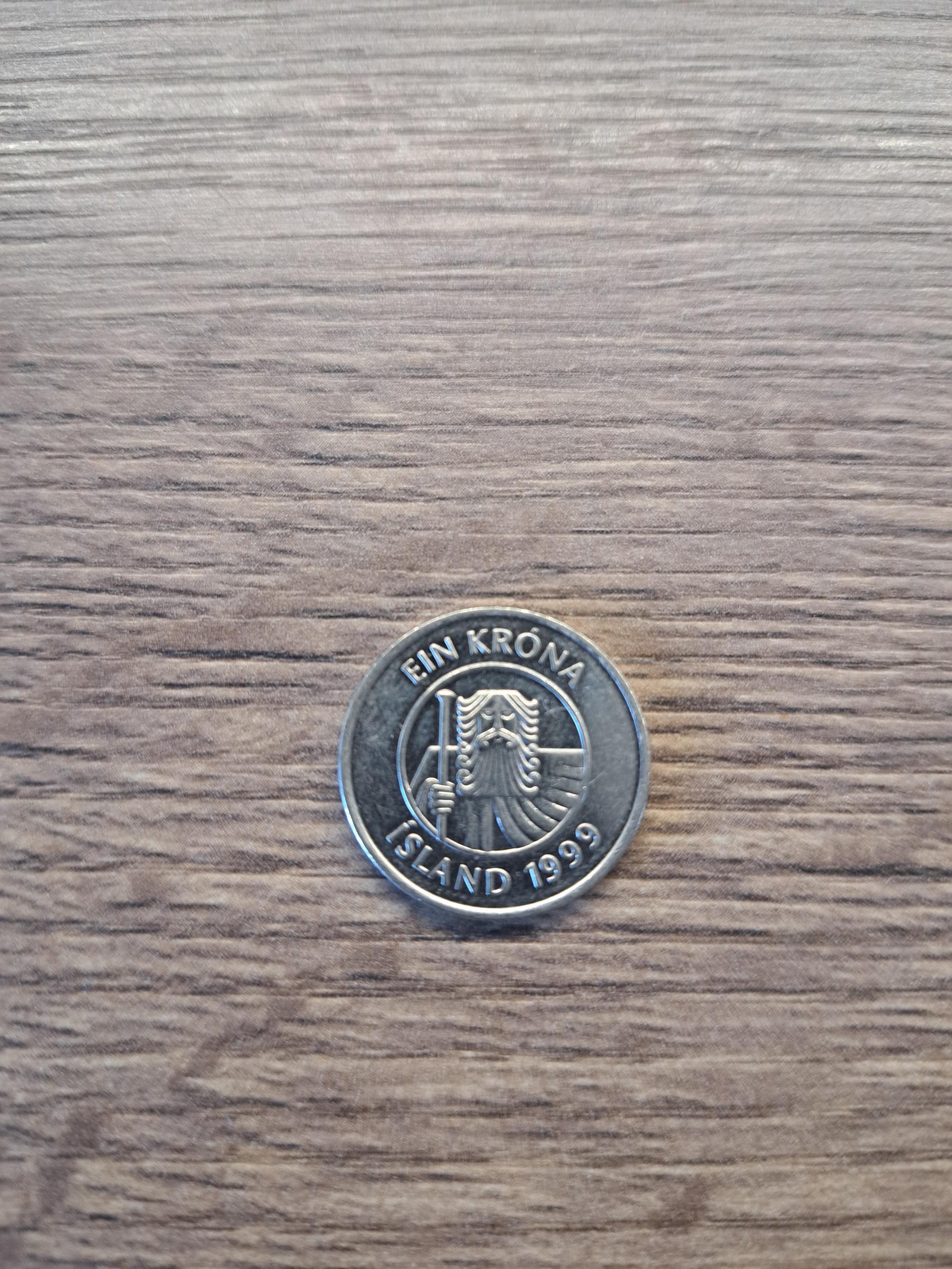 Islandija 1 krona 1999