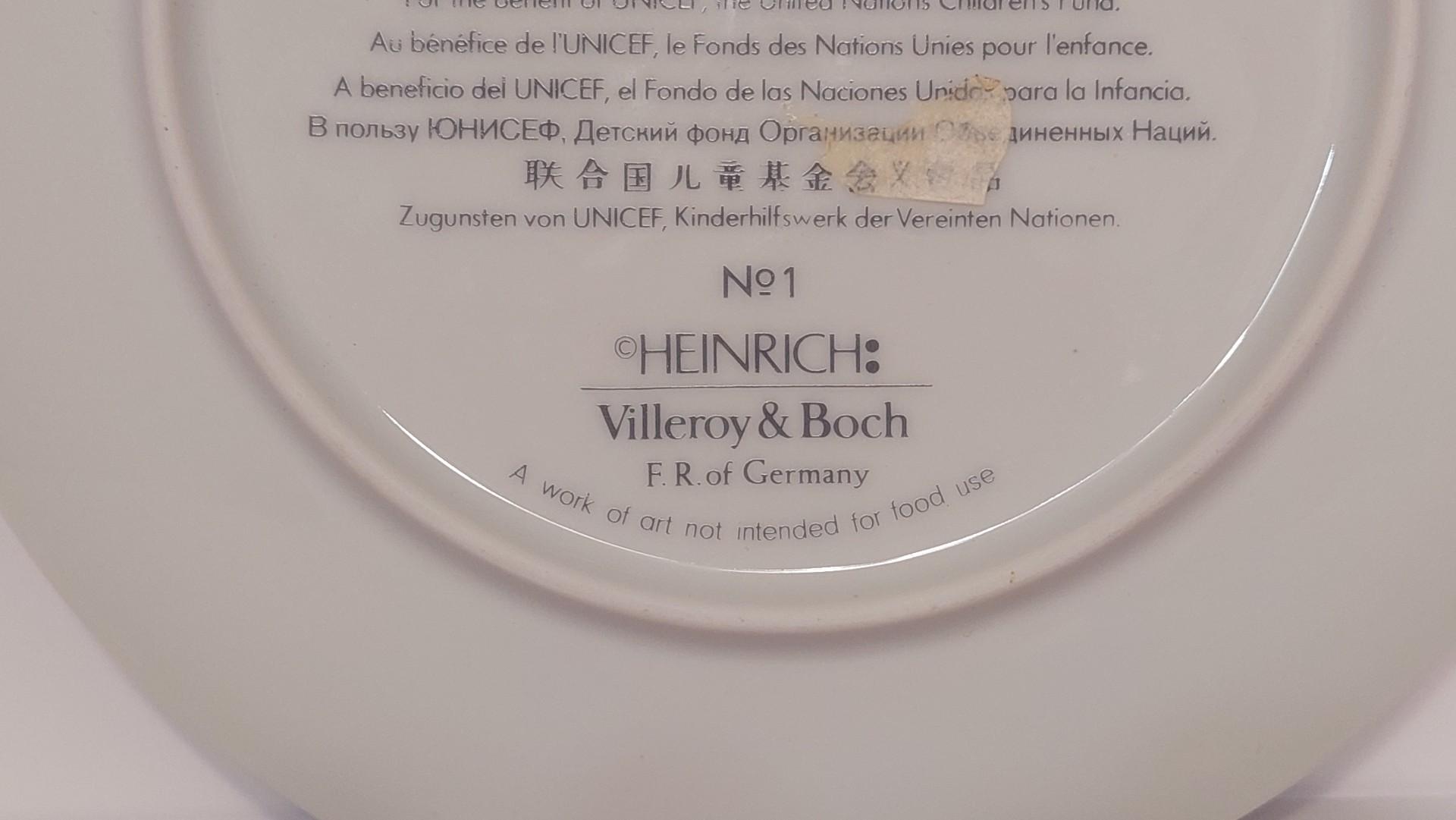 Villeroy &Boch porceliano lėkštė Mergaitė ir žąsis