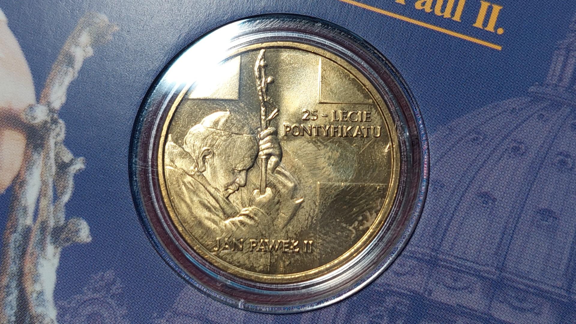 Lenkija 2 zlotai, 2003 25 metai Jono Pauliaus II