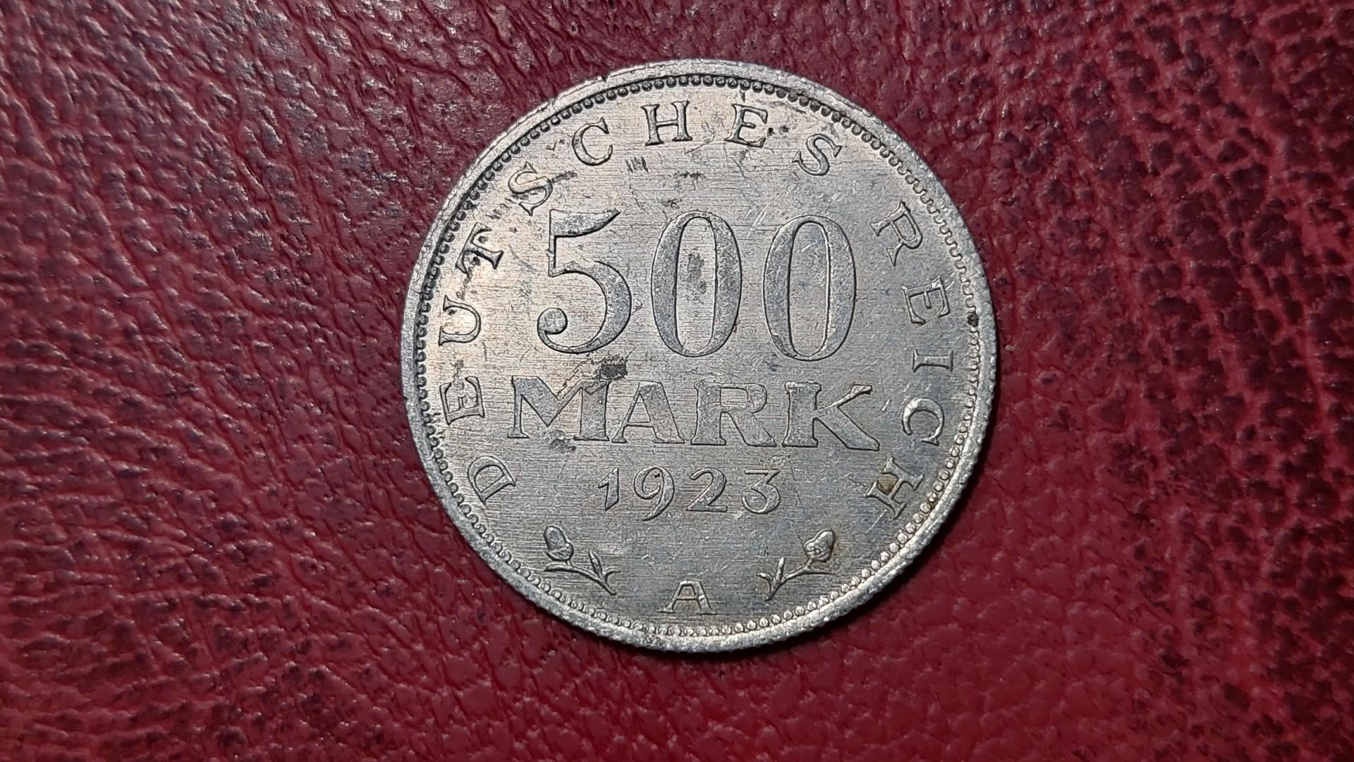 Vokietija 500 markių, 1923A KM# 36