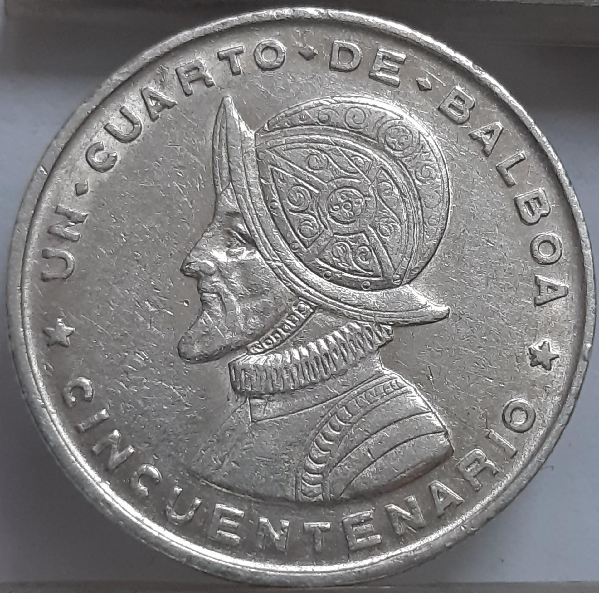 Panama ¼ Balboa 1953 Proginė KM#19 (3399)