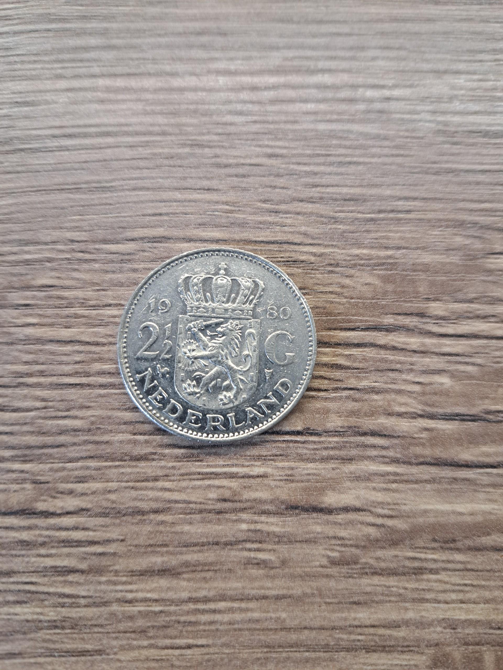 Nyderlandai 2.5 guldeno 1980