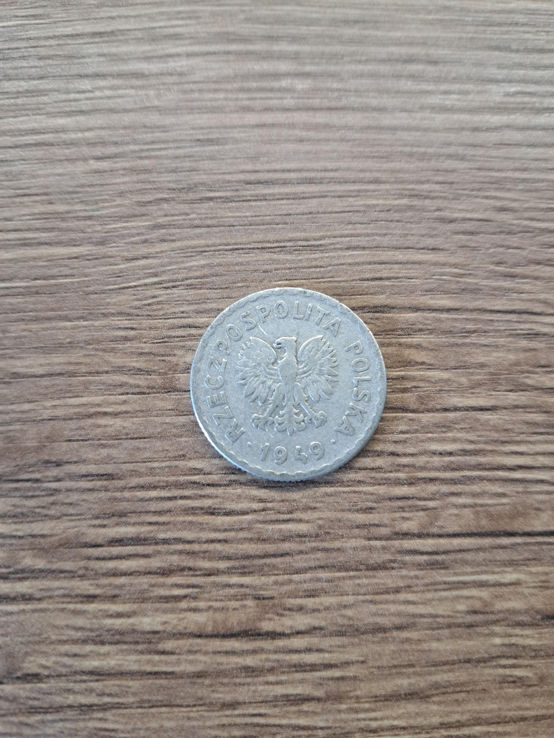 Lenkija 1 zlotas 1949