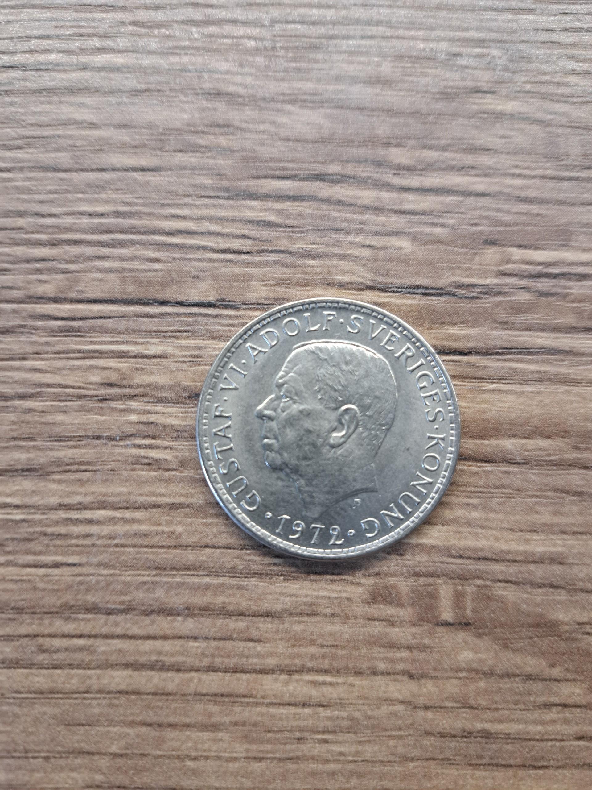 Svedija 5 kronos 1972