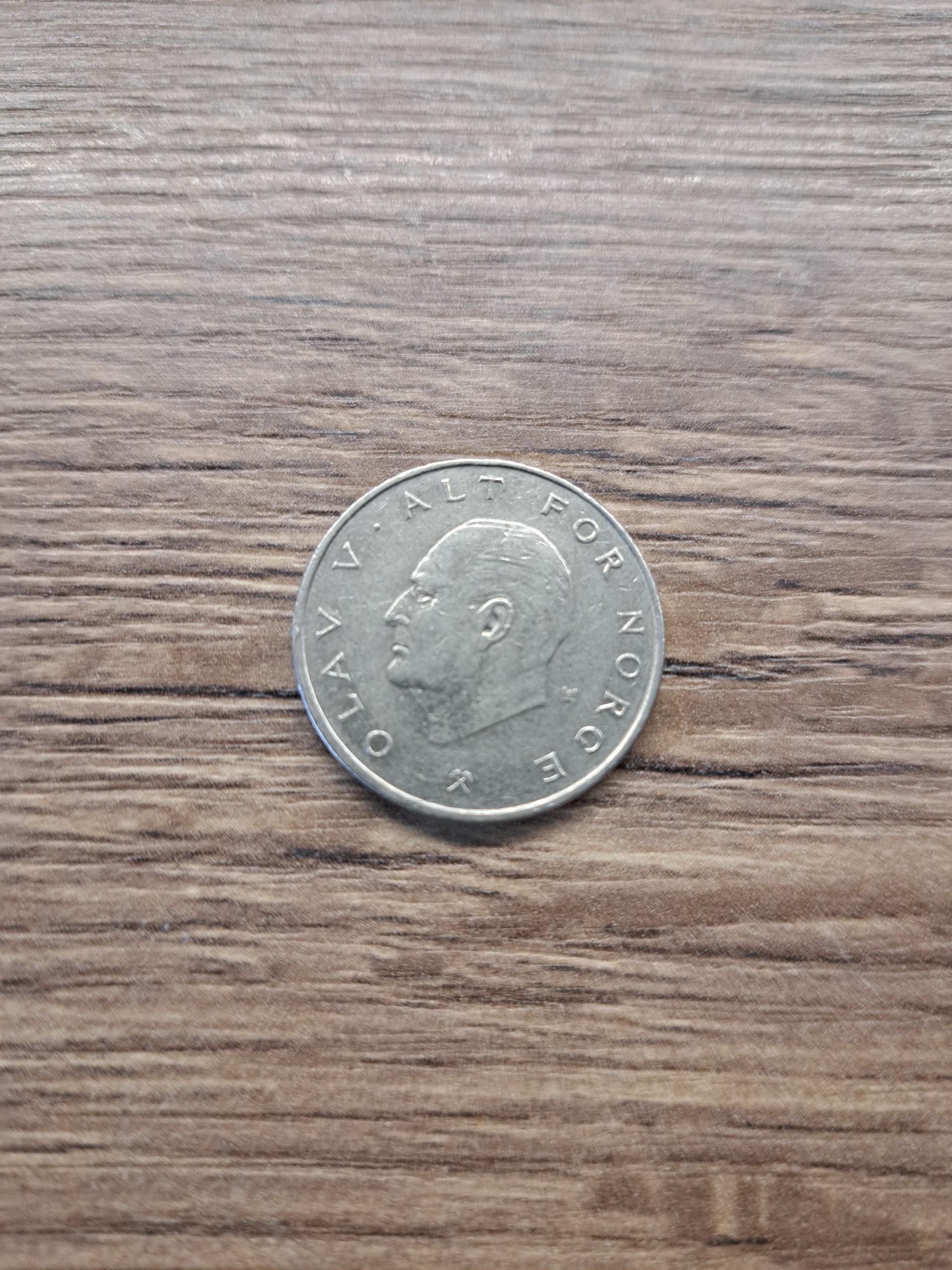 Norvegyja 1 krona 1976