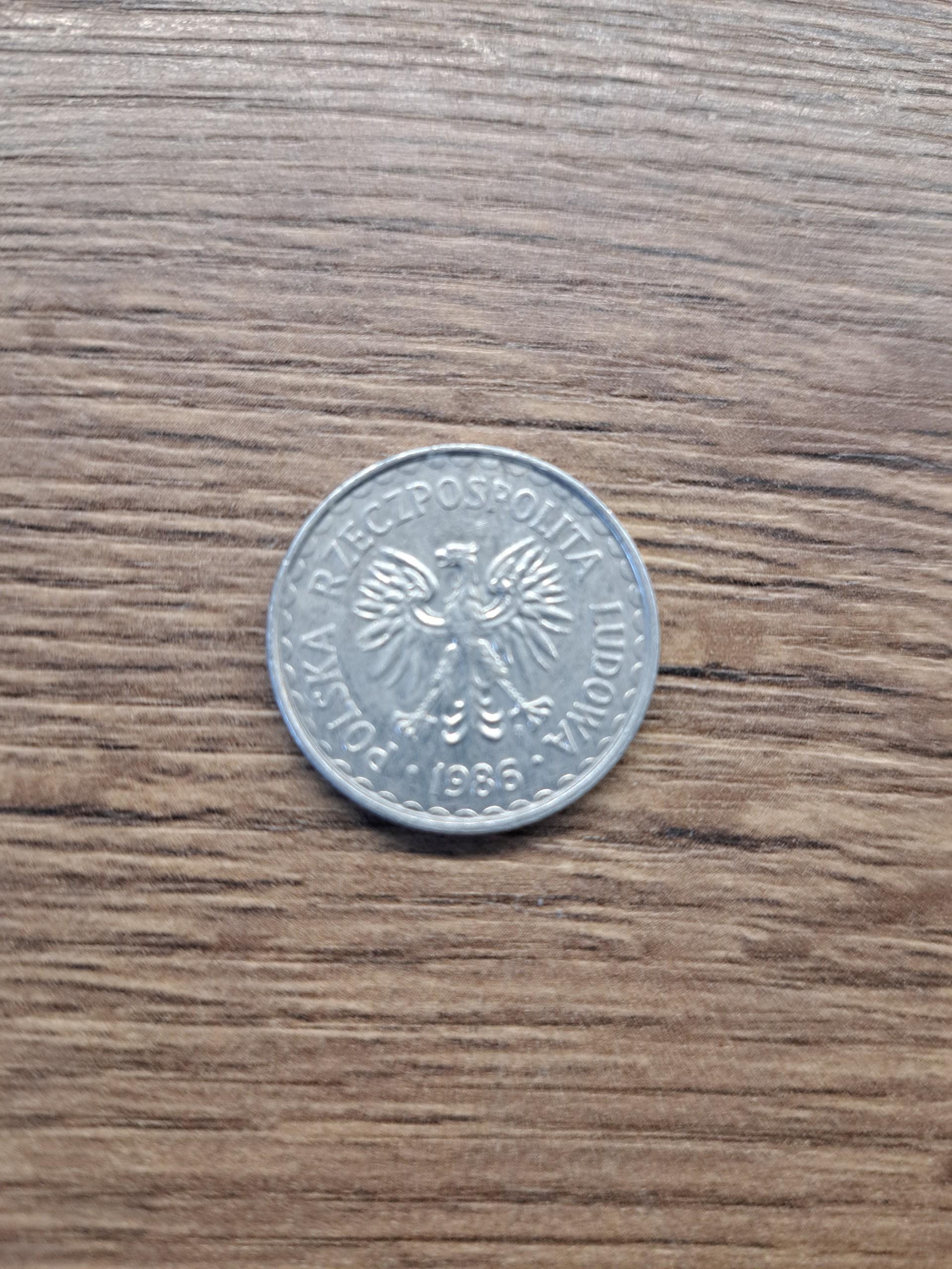 Lenkija 1 zlotas 1986