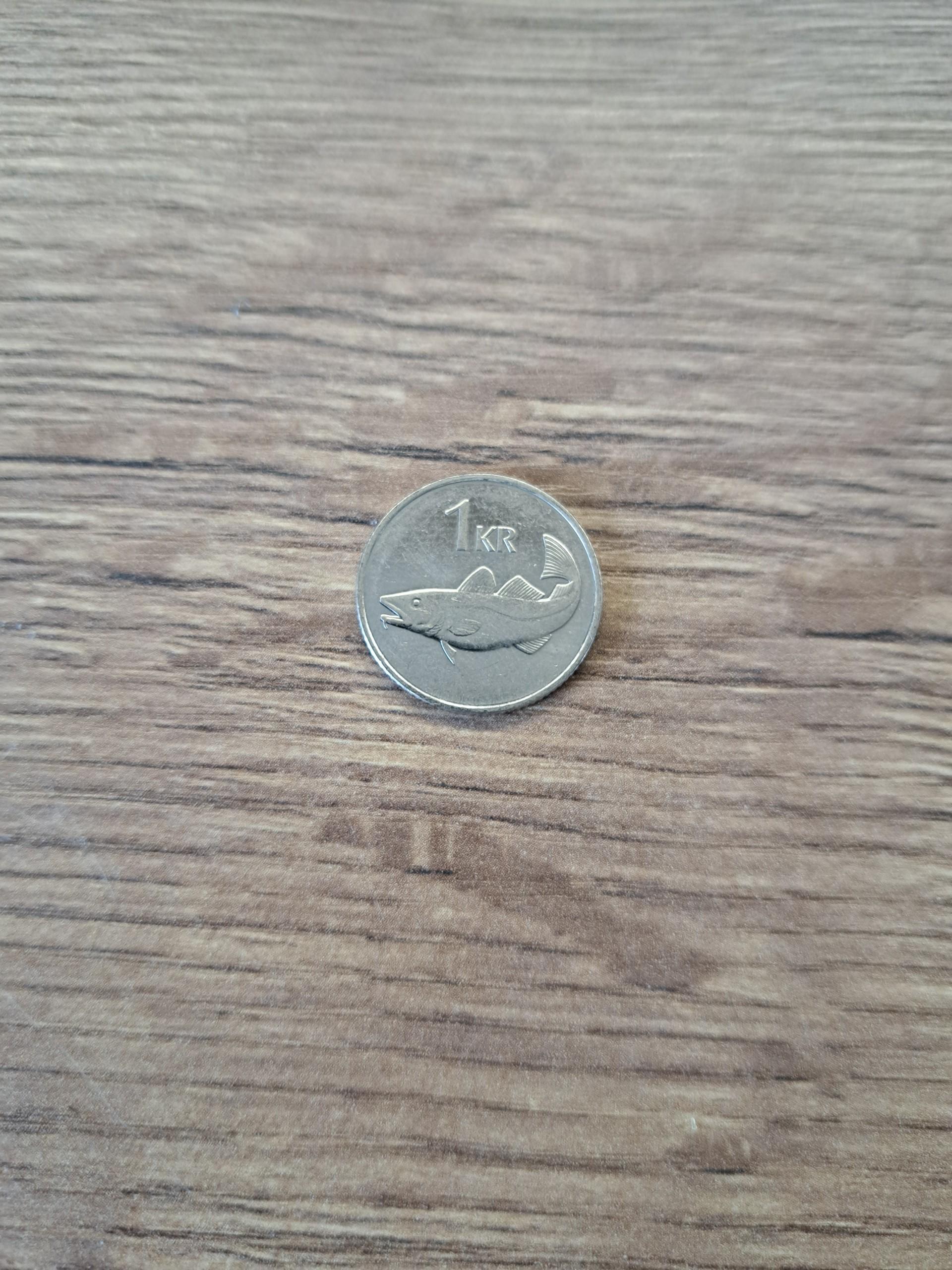 Islandija 1 krona 2005