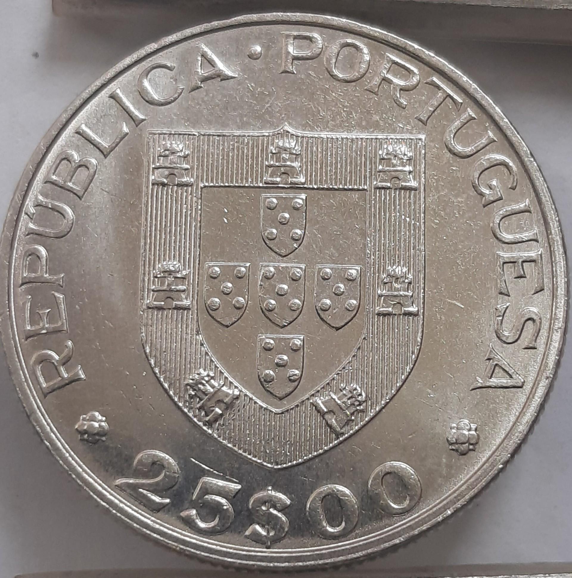 Portugalija 25 Eskudai 1986 KM#635 Proginė (3468)