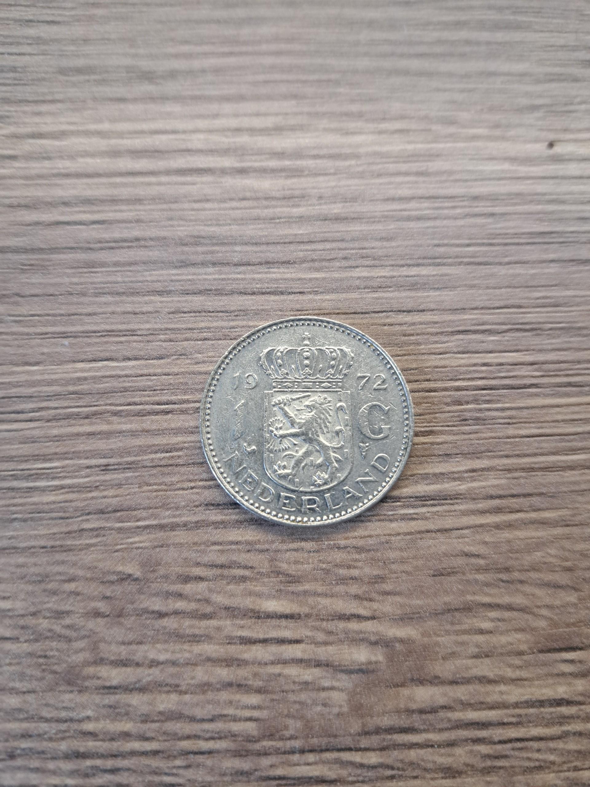 Nyderlandai 1 guldenas 1972