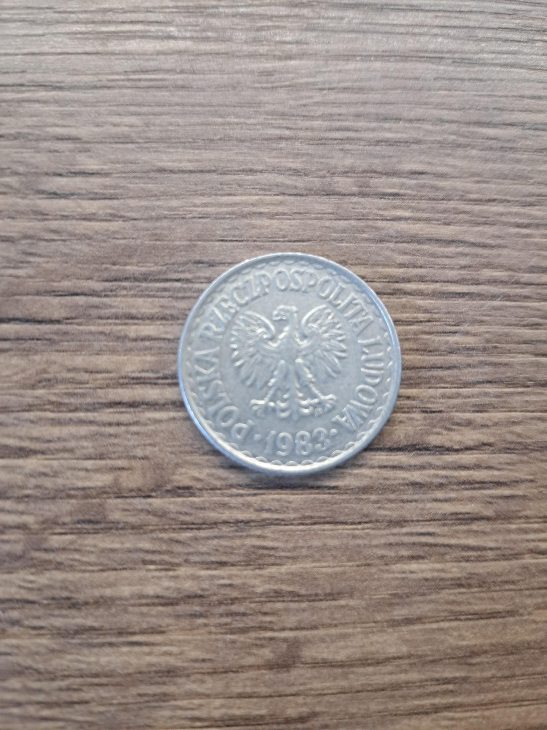 Lenkija 1 zlotas 1983