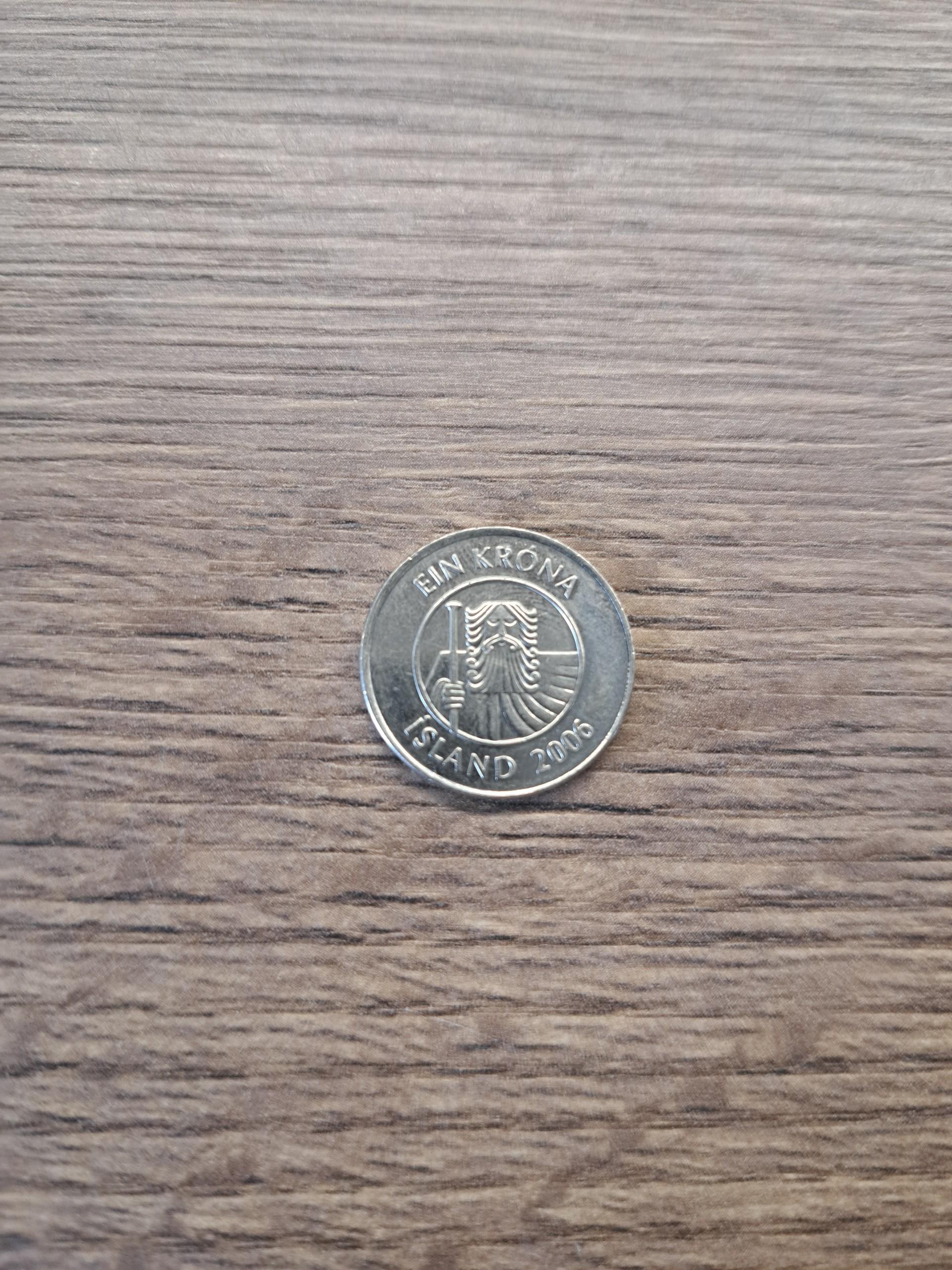 Islandija 1 krona 2006