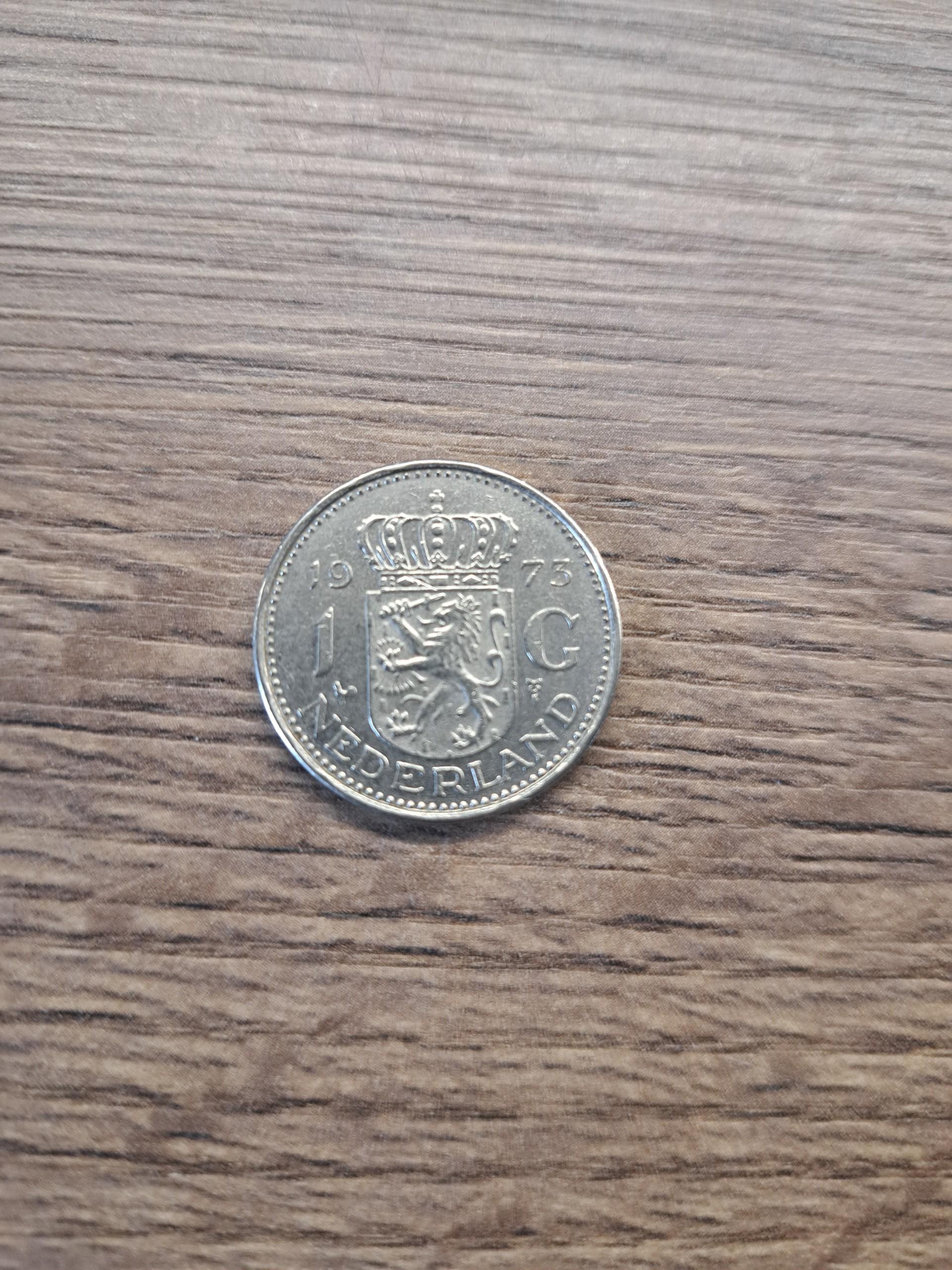 Nyderlandai 1 guldenas 1973