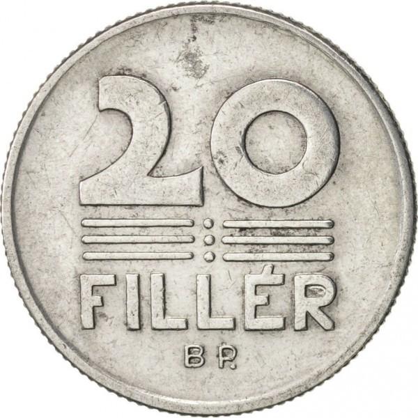 20 filerių Vengrija, 1971