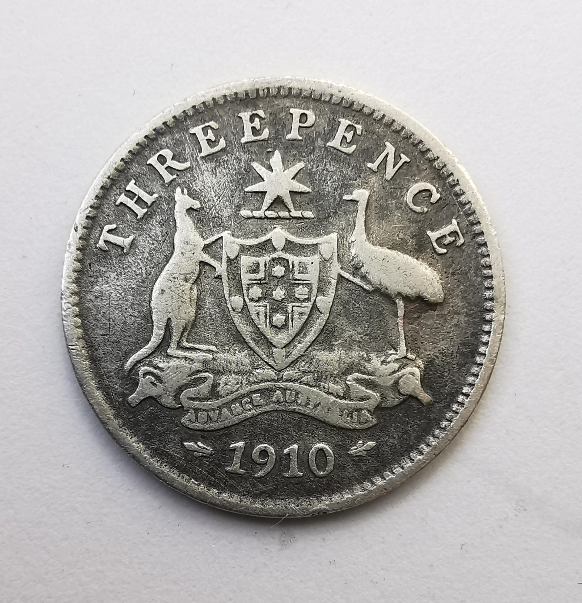 Australija 3 p 1910 Sidabras retoka