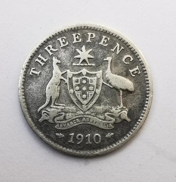 Australija 3 p 1910 Sidabras retoka