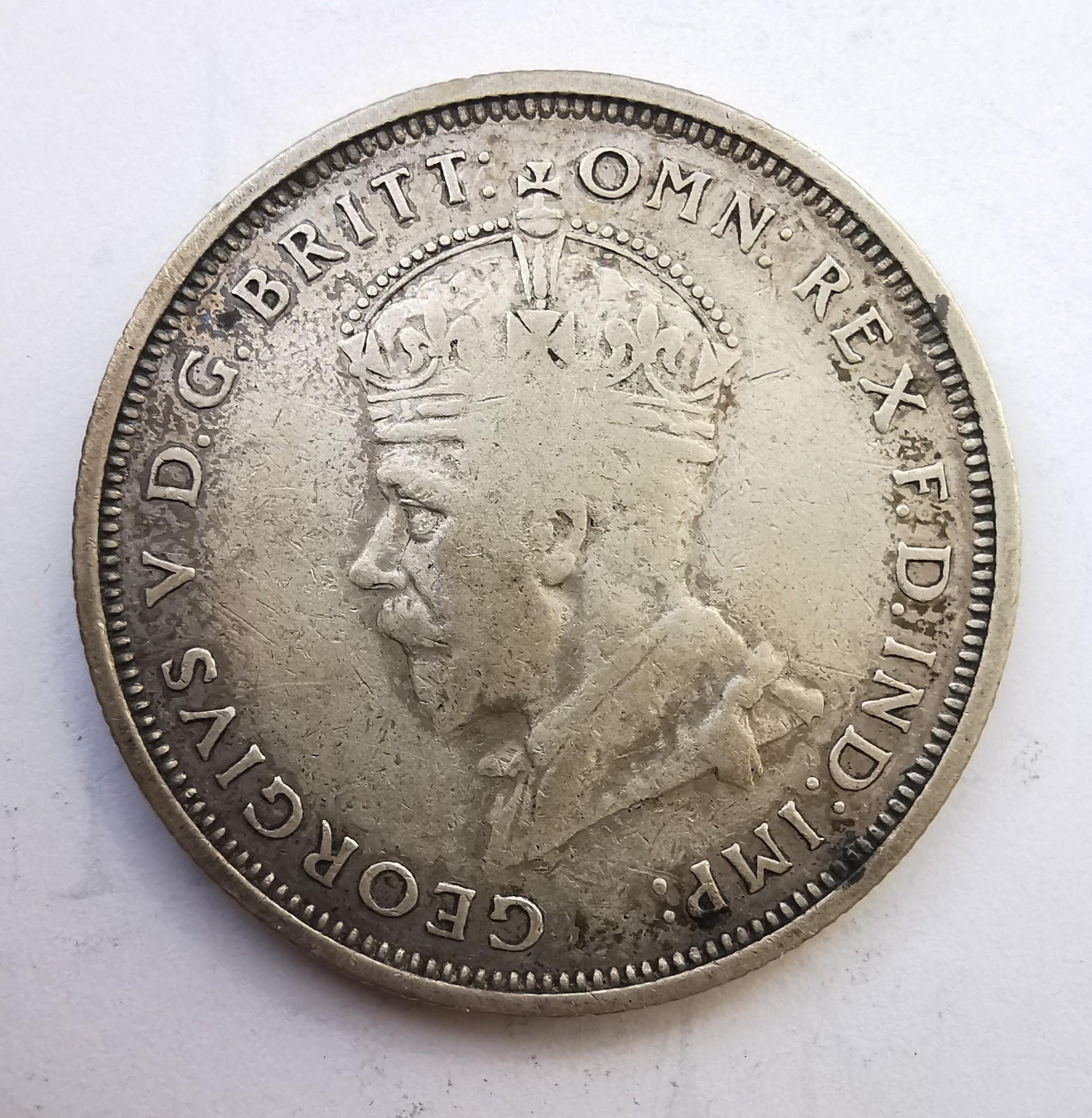Australija florinas 1927 sidabras proginė 