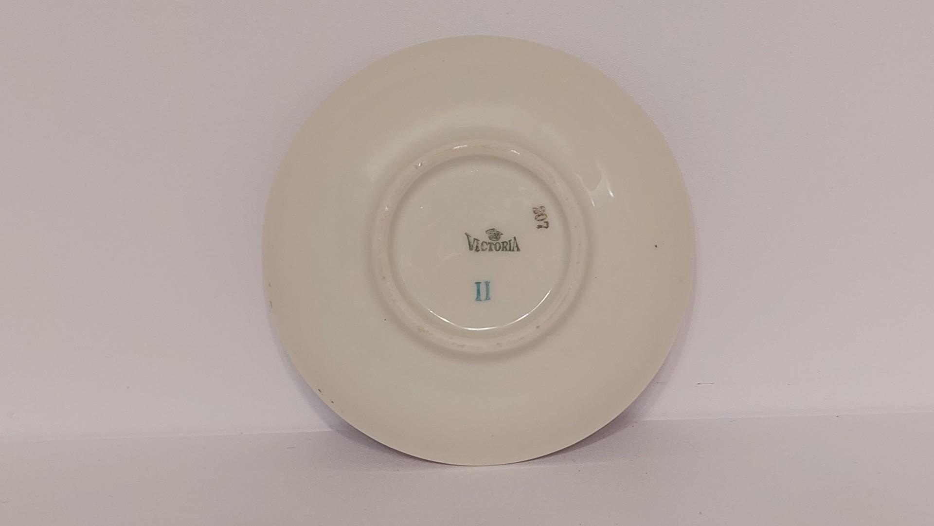 Victoria žymėta porceliano lėkštutė ~ 10,3cm