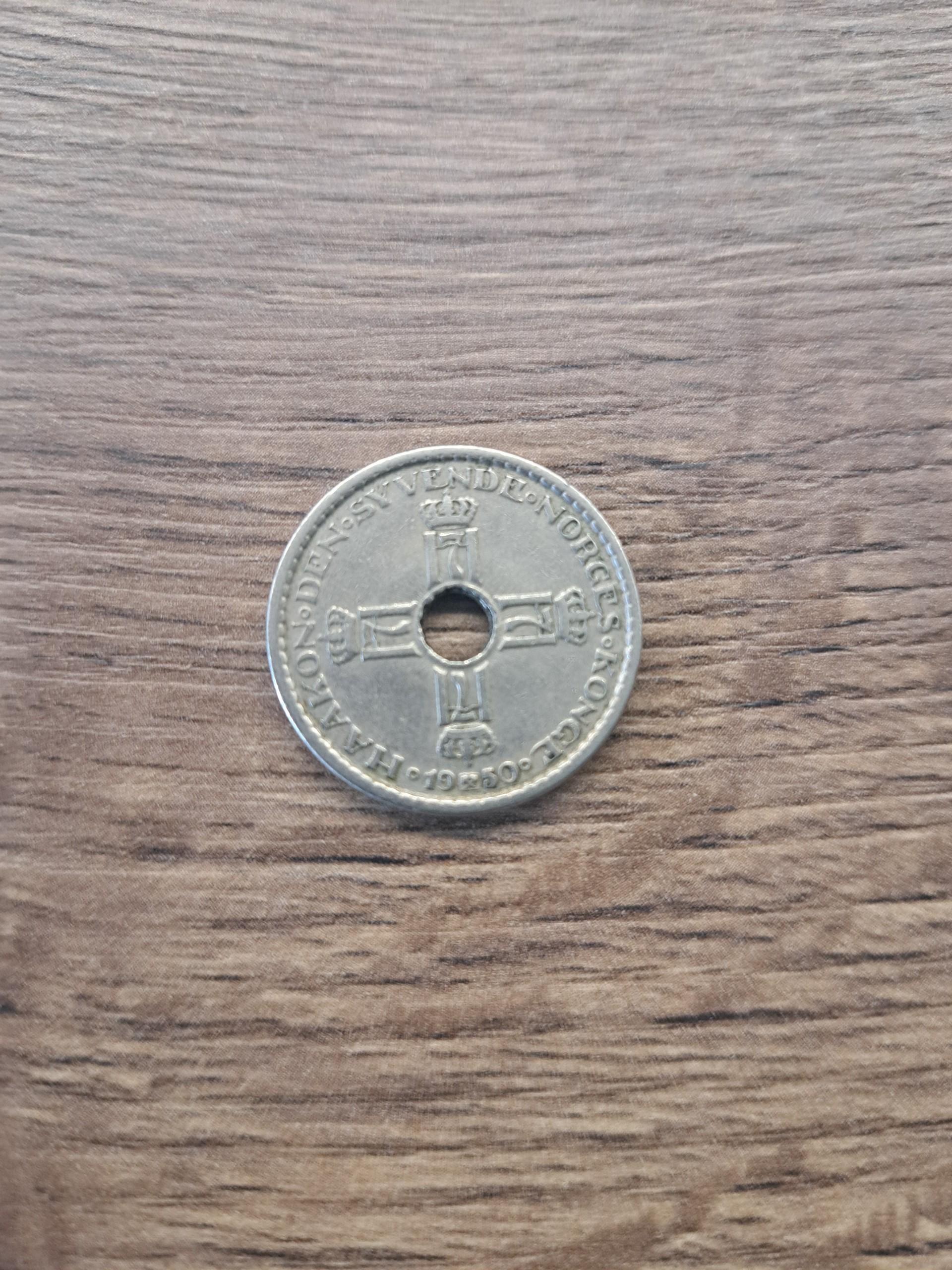 Norvegyja 1 krona 1950