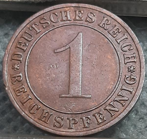 Vokietija 1 Reichspfenigas 1936 F KM#37 (3692)