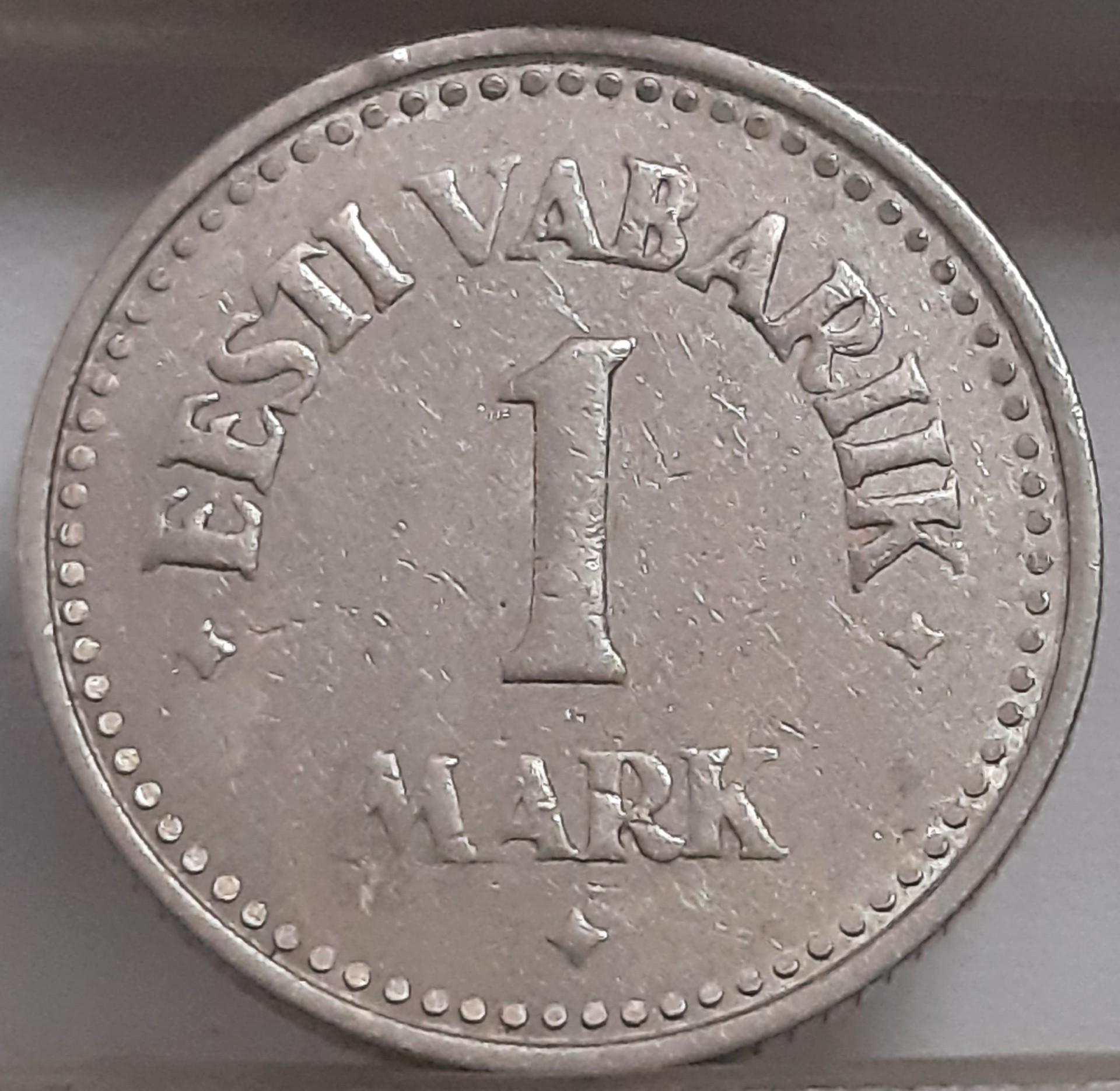 Estija 1 Markė 1922 KM#1 (3699)