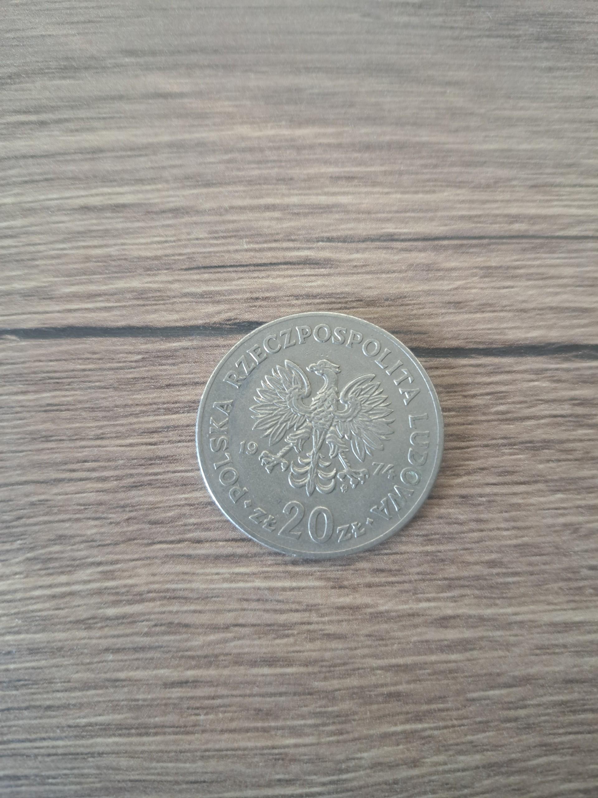 Lenkija 20 zlotu 1974