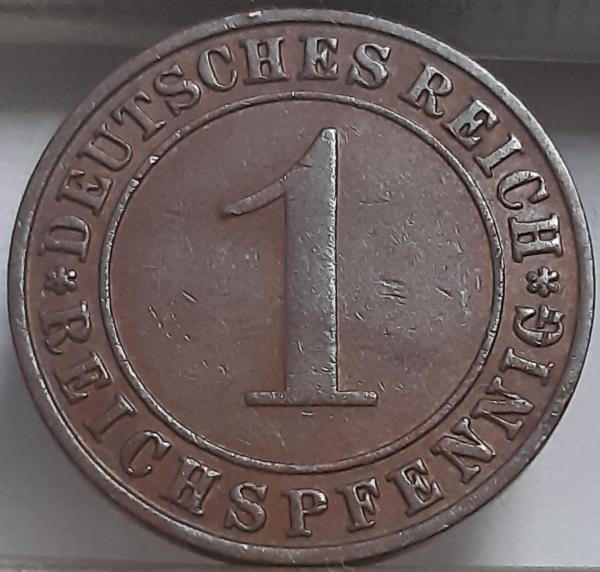 Vokietija 1 Reichspfenigas 1931 F KM#37 Bronza (3763)