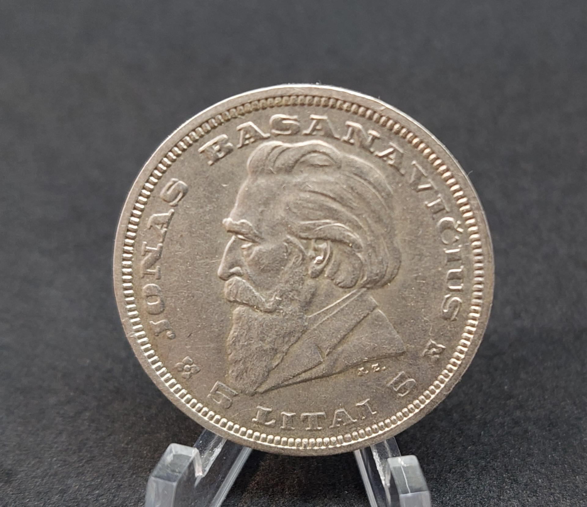 1936 Penki Litai Basanavičius