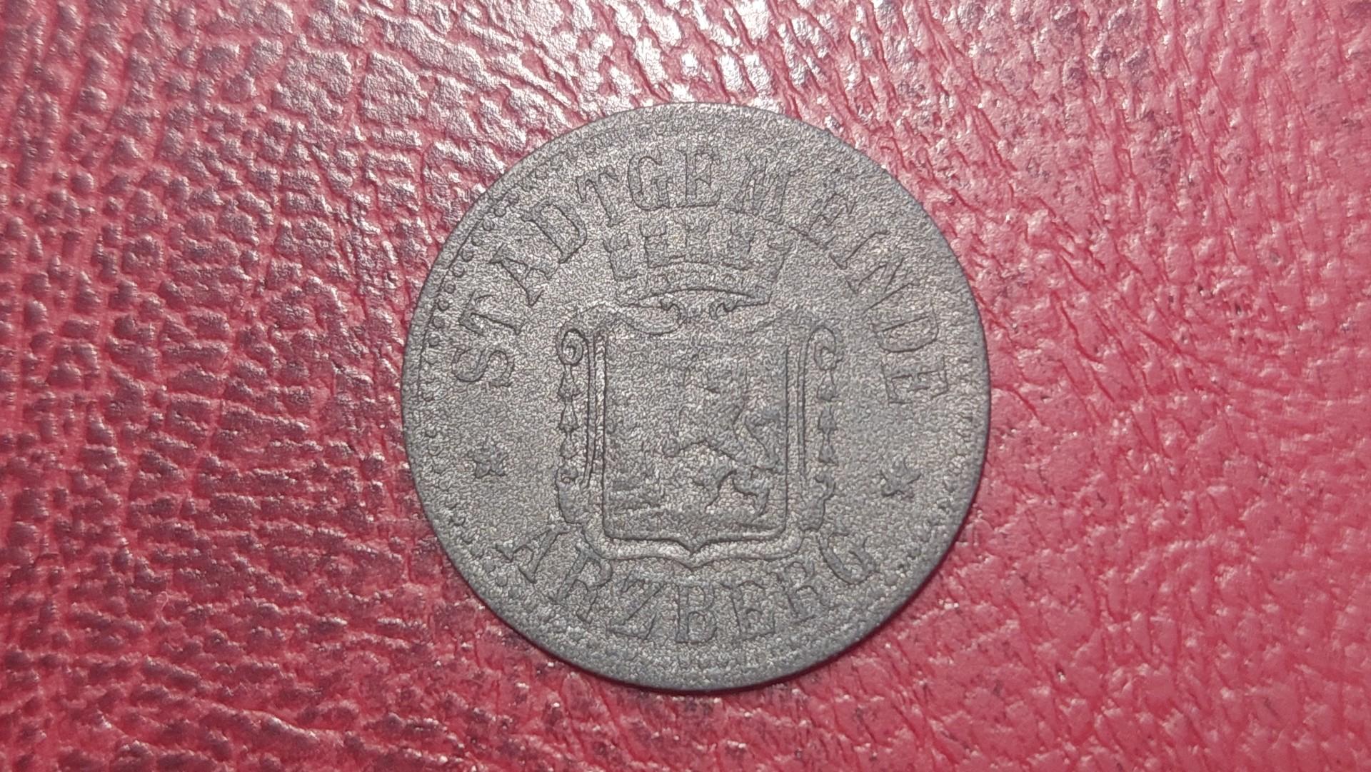 10 Pfennig 1917 Arzberg Notgeld Vokietija Cinkas