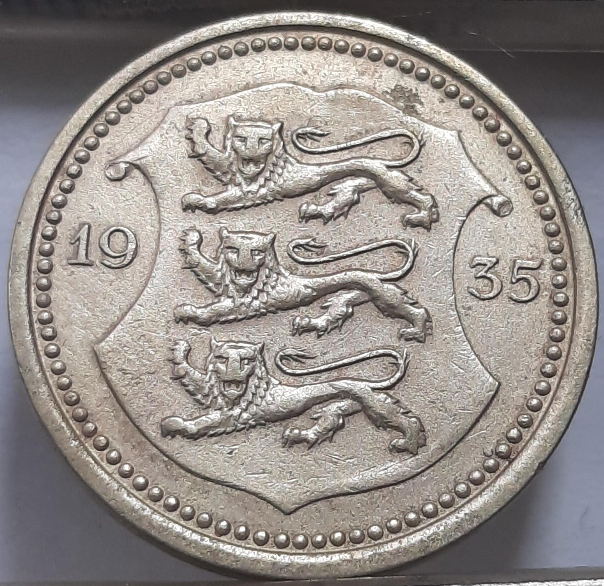 Estija 20 Sentų 1935 KM#17 (3784)