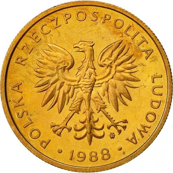Lenkija, 5 zlotai, 1988m.