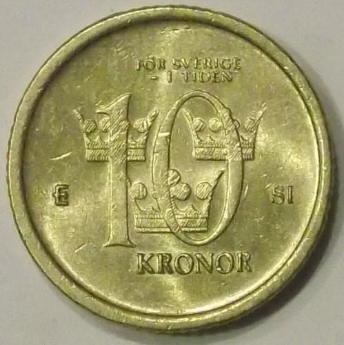 Švedija, 10 kronų, 2006m.