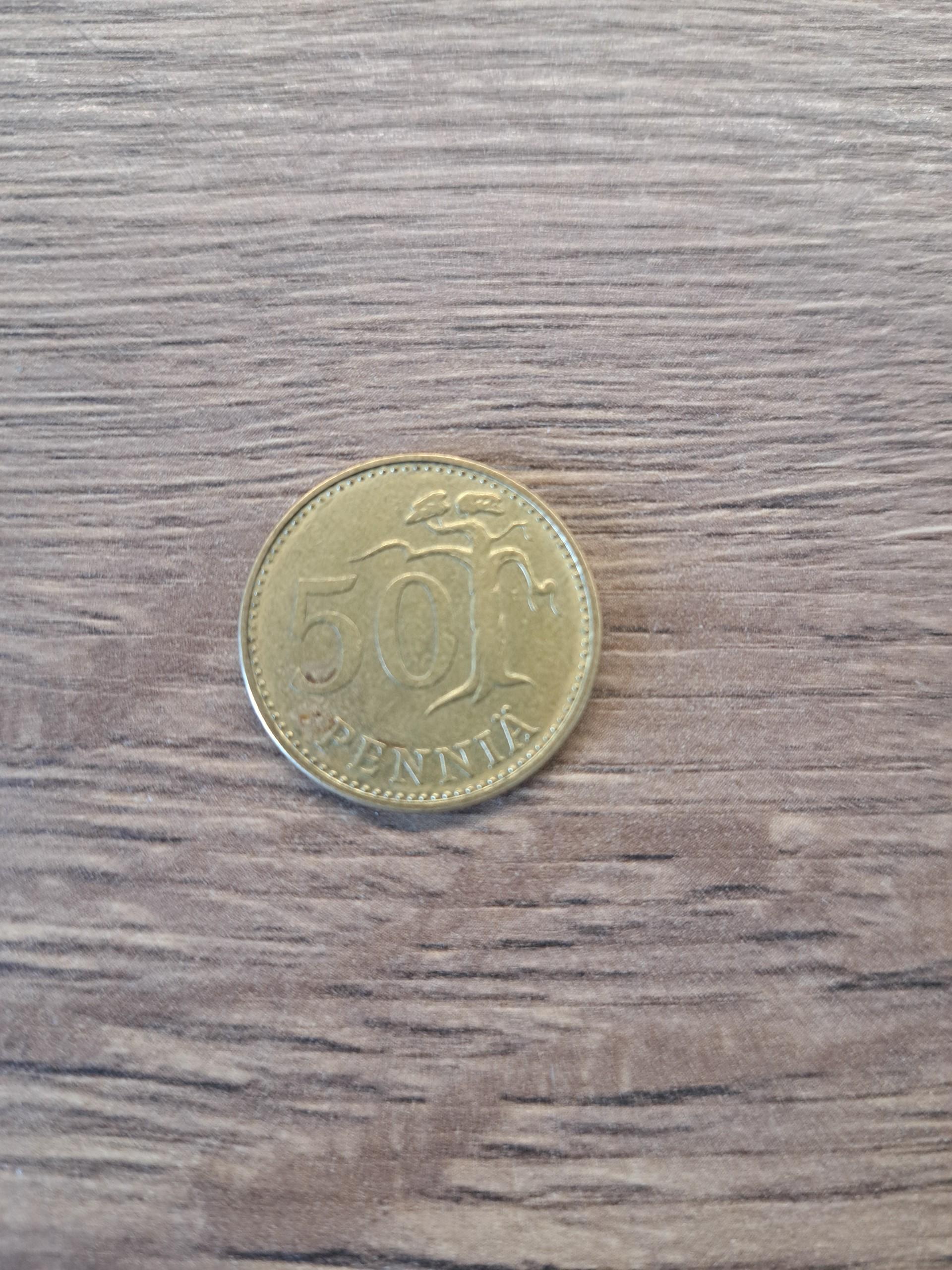 Suomija 50 pensu 1972