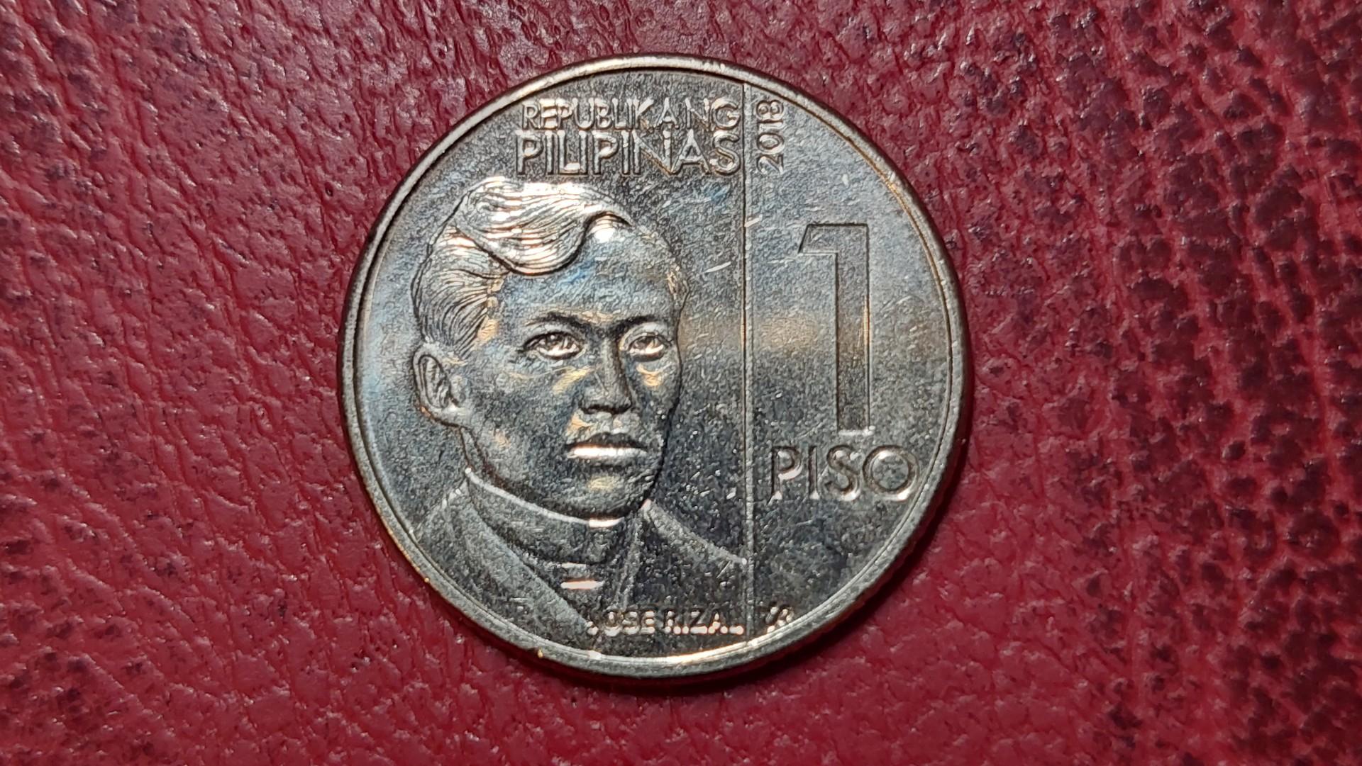 Filipinai 1 pesas, 2018 KM# 300