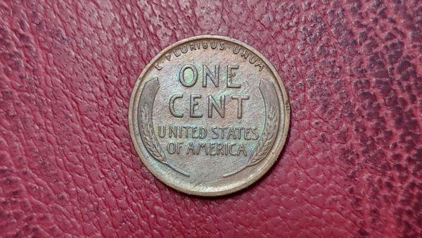 JAV 1 centas, 1917 KM# 132 Kvietinis centas