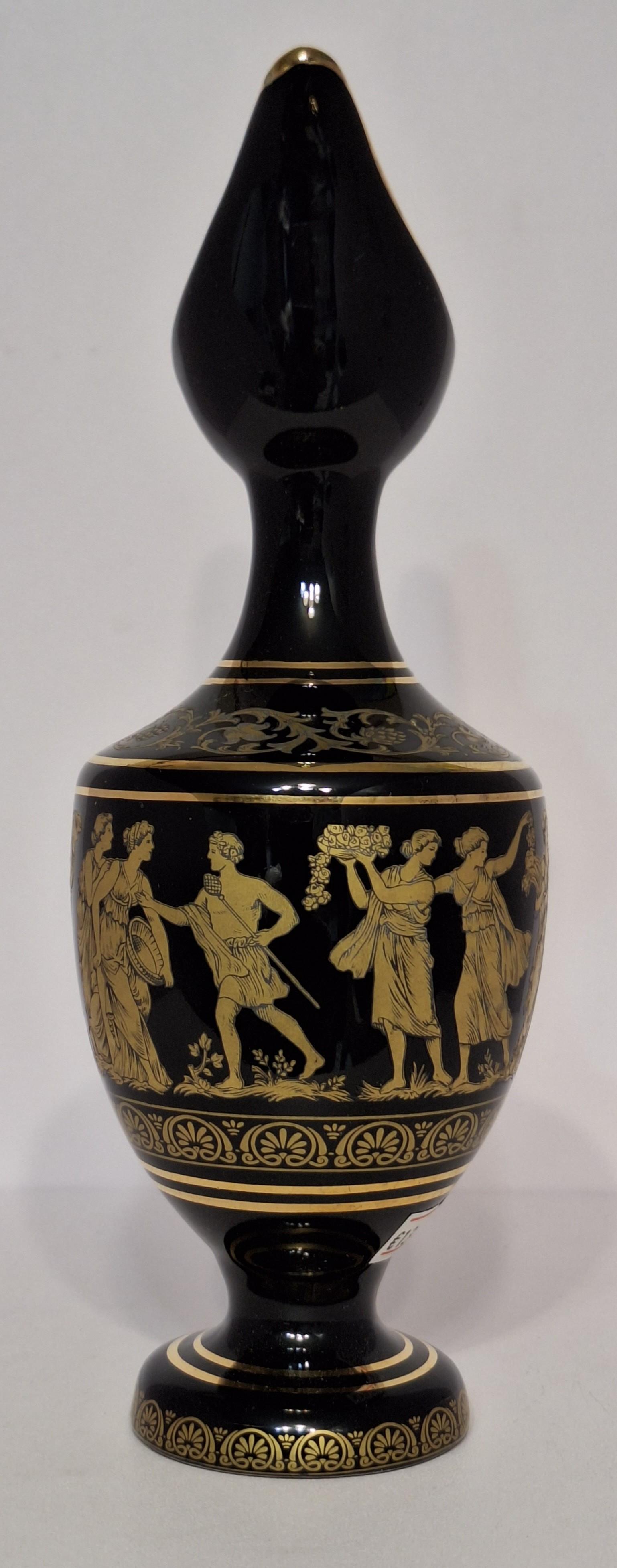 Senovinis keraminis graikiškas ąsotėlis, 23cm