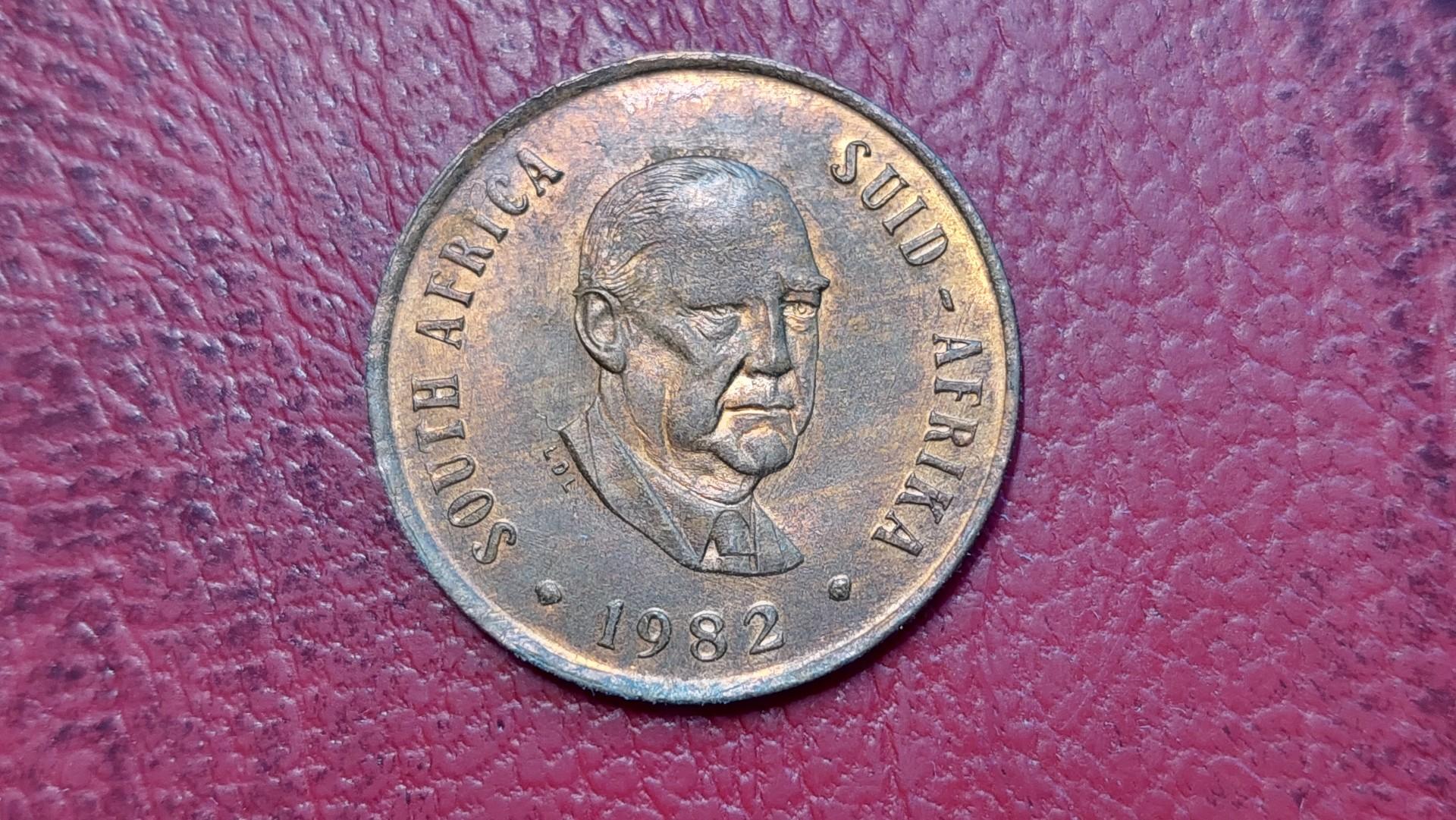 Pietų Afrika 2 centai, 1982 KM# 110
