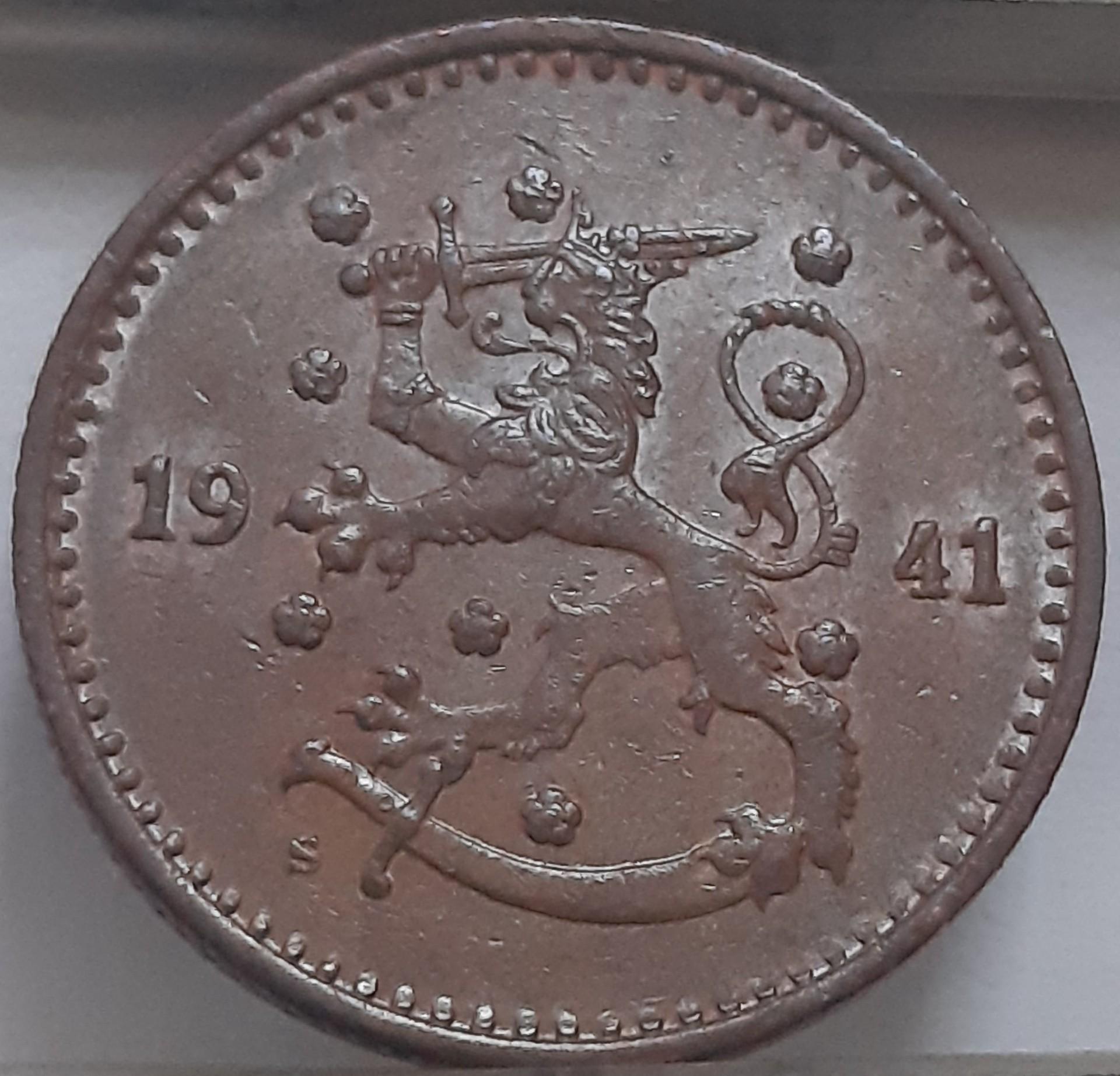 Suomija 1 markė KM#30a Varis (3872)
