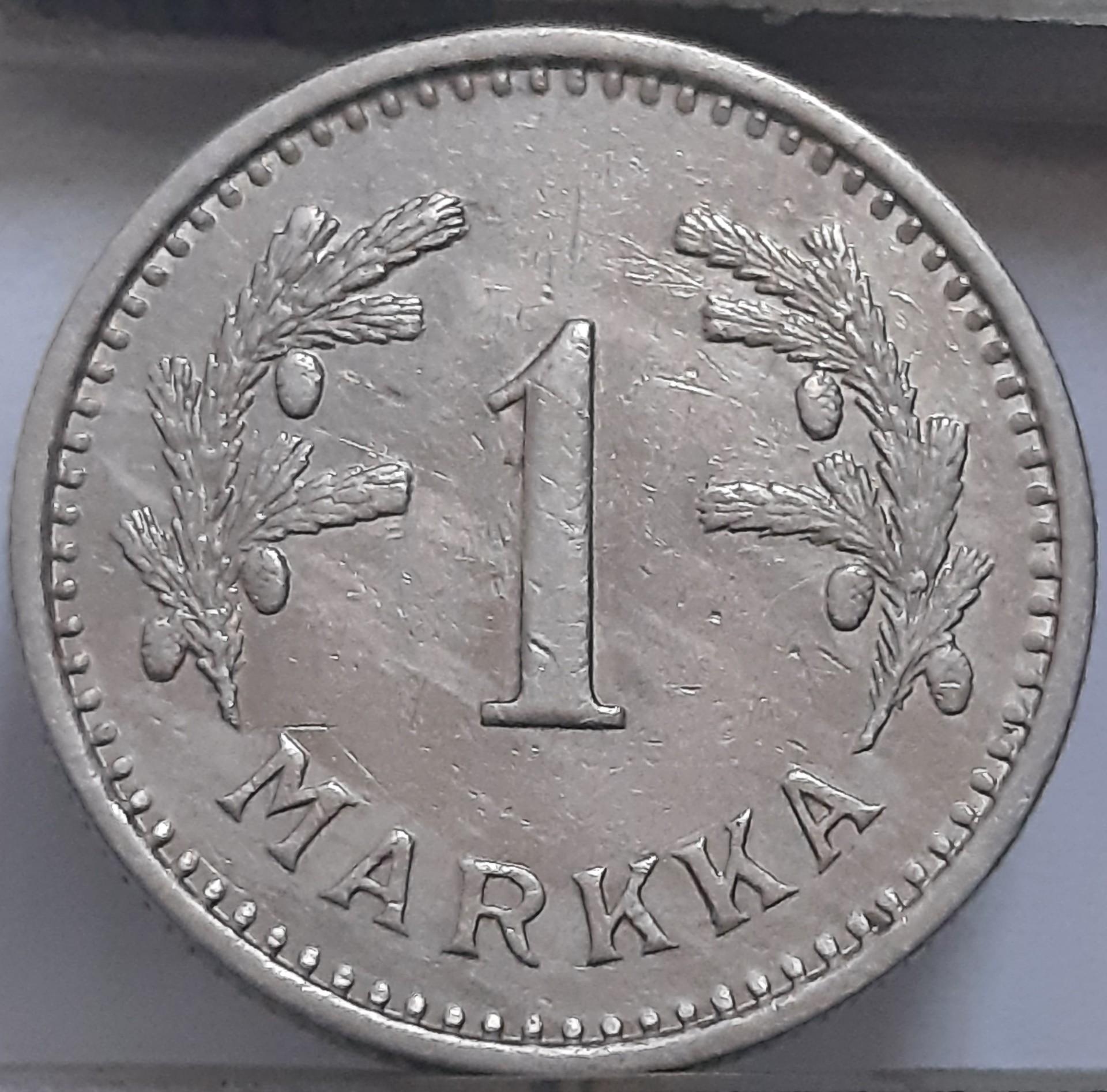 Suomija 1 Markė 1933 KM#30 (3874)