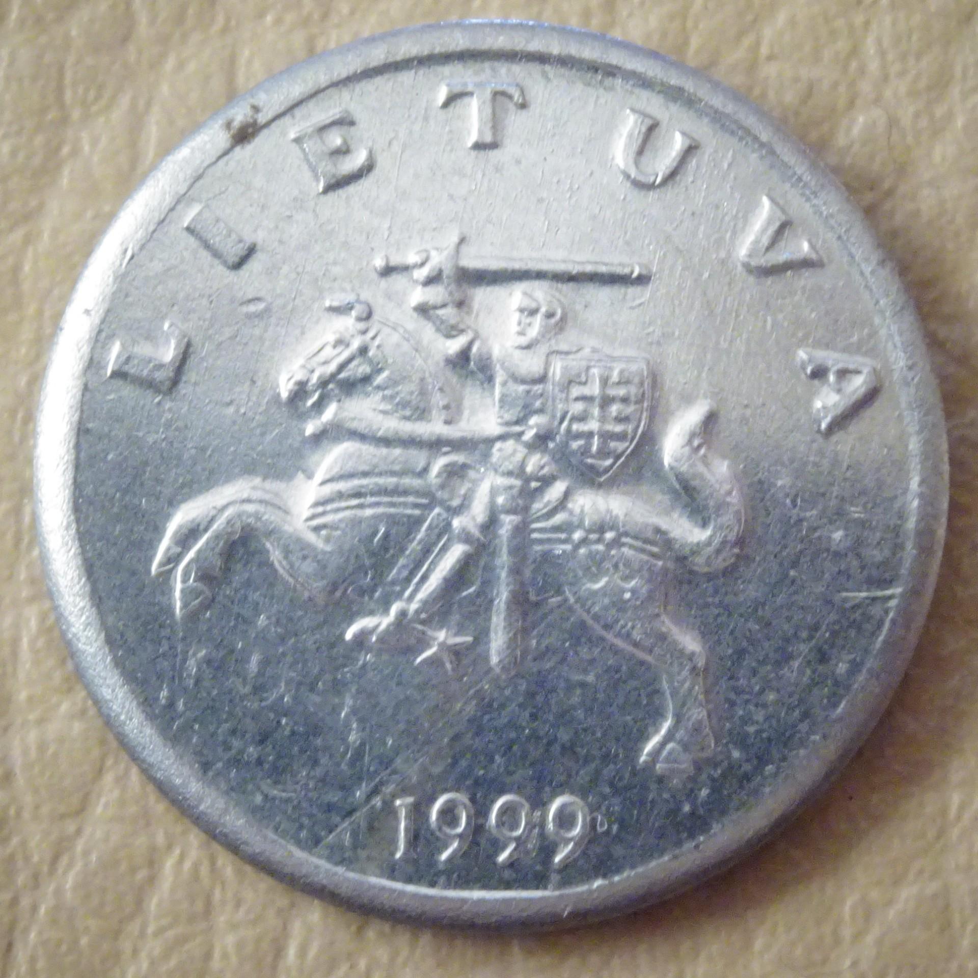 1999 metų 1 Litas PADIRBINYS