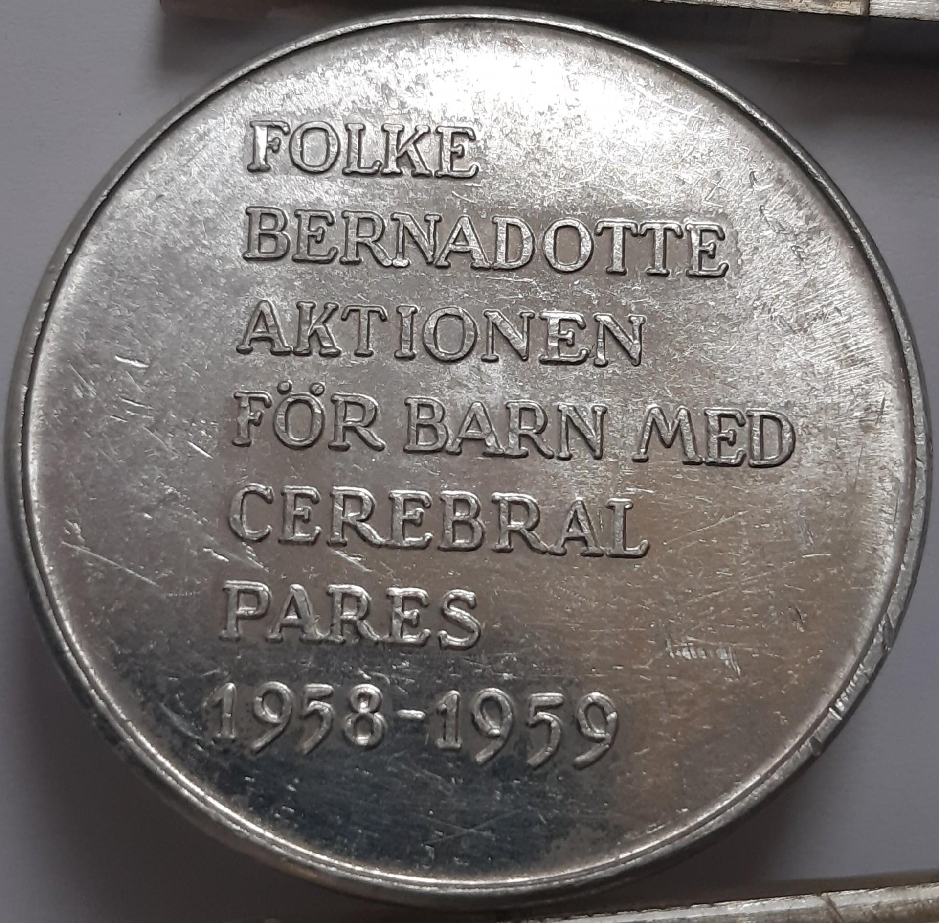 Švedija medalis Lyckokronan 1958-1959 (3883)