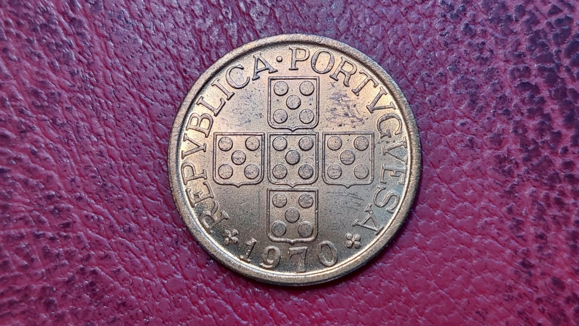 Portugalija 50 sentavų, 1970 KM# 596