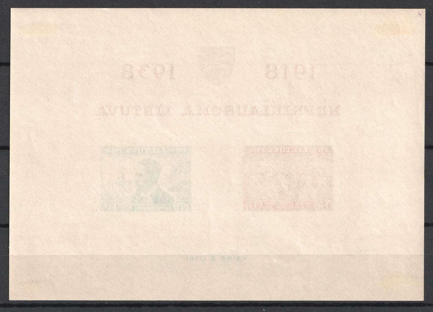 Lietuva 1939 427/8B Blokas1 MLH