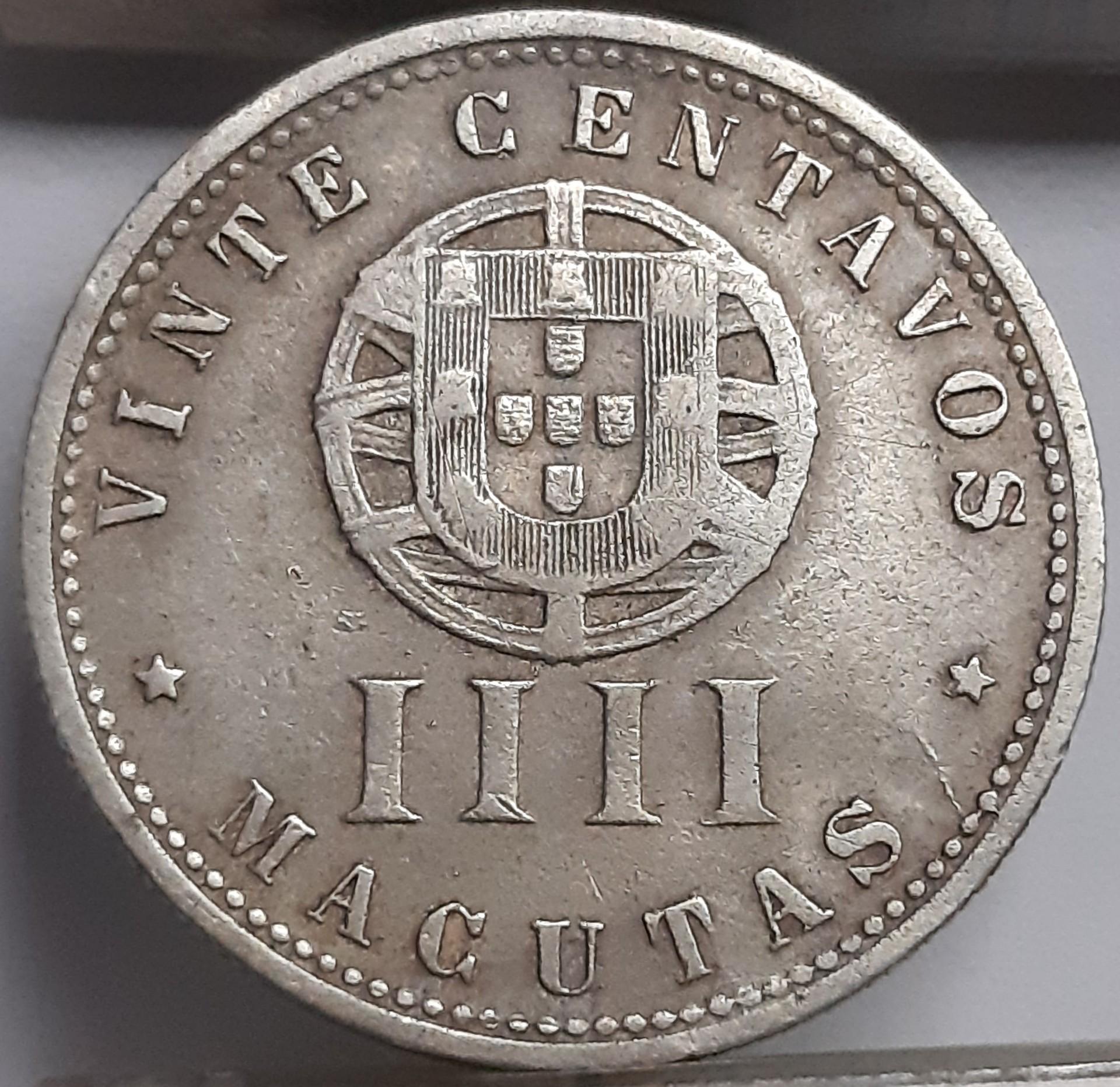 Angola 20 sentavų 1927 KM#68 (3902)