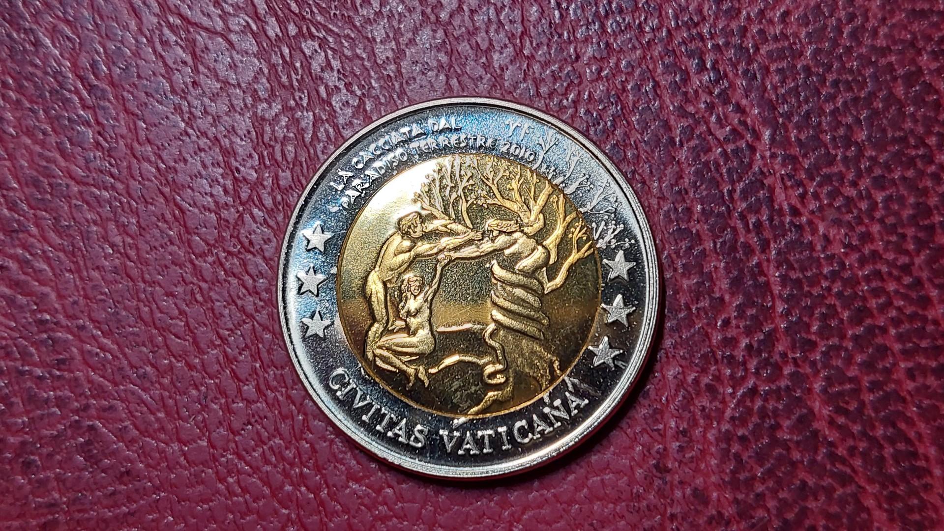 2 Euro bandinys Specimen Civitas Vaticana