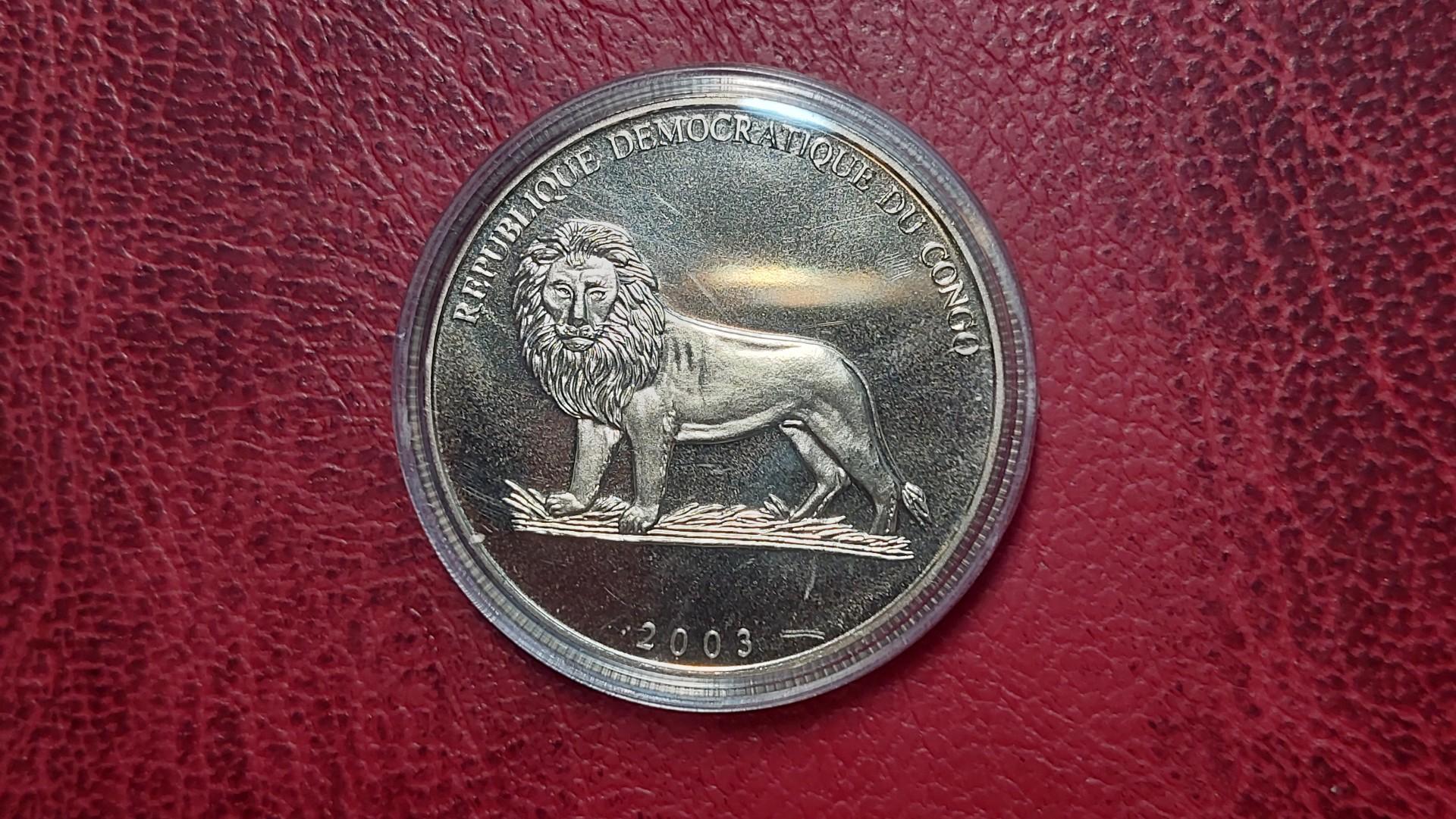 Kongas - KDR 5 frankai, 2003 UC# 221 UEFA Euro